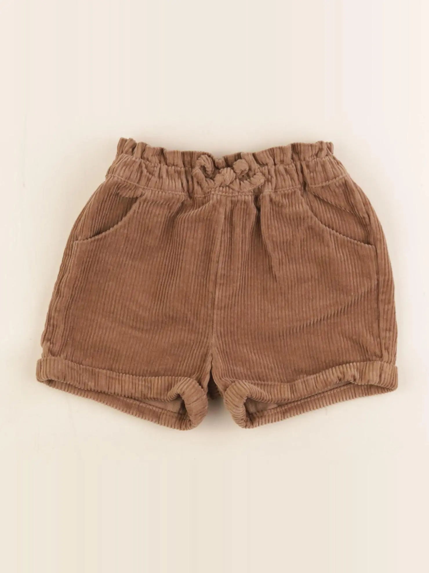 Vertbaudet - short marron - 18 mois