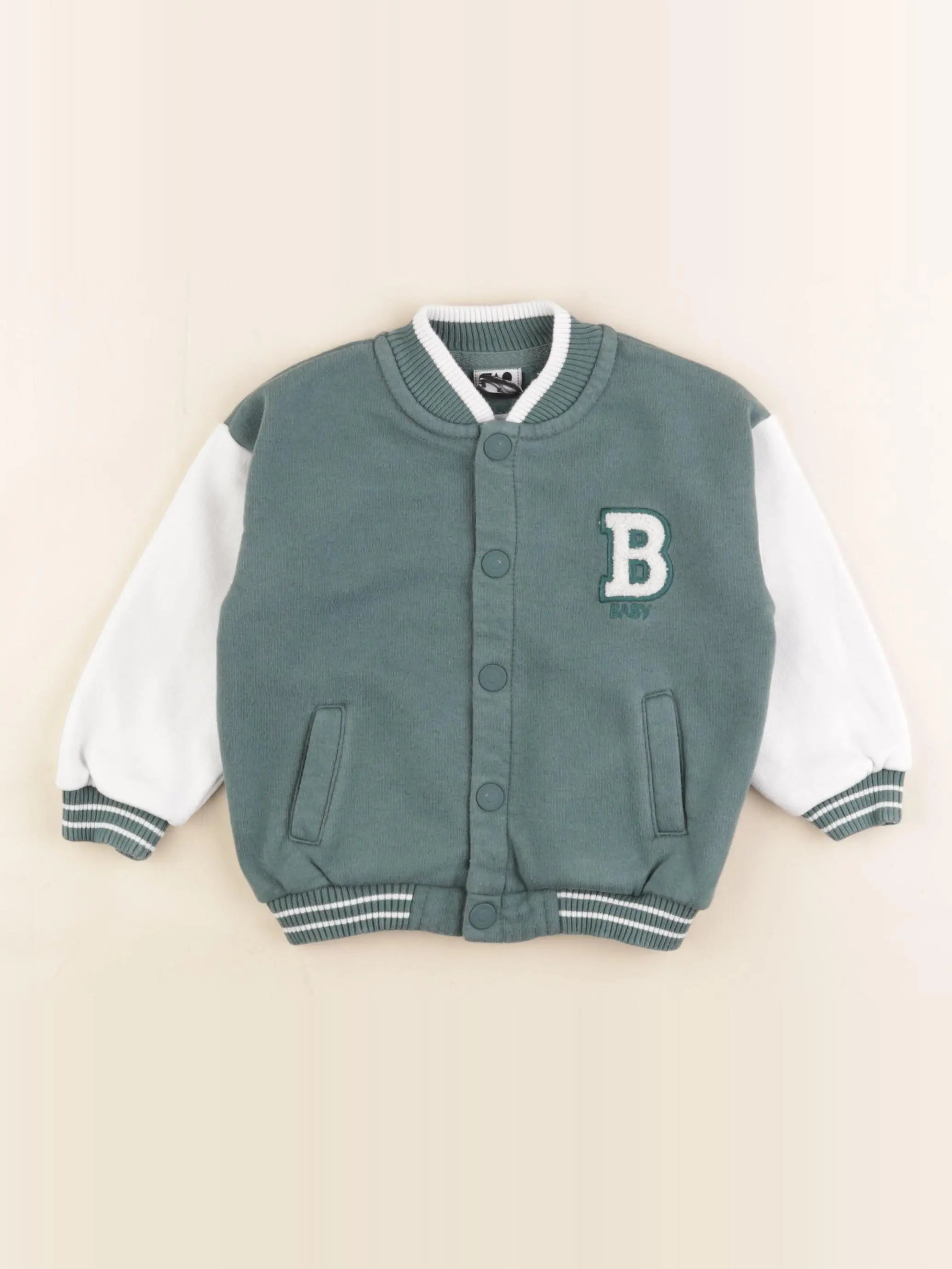 Tape à l'oeil - veste vert, blanc - 24 mois