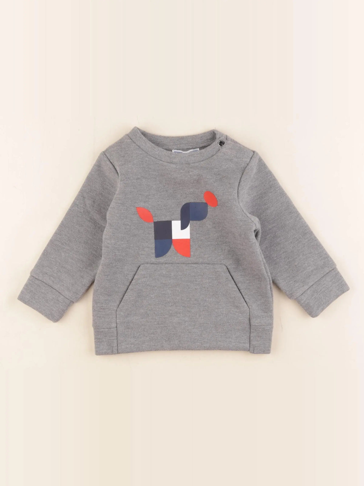 Jacadi - sweat gris - 24 mois