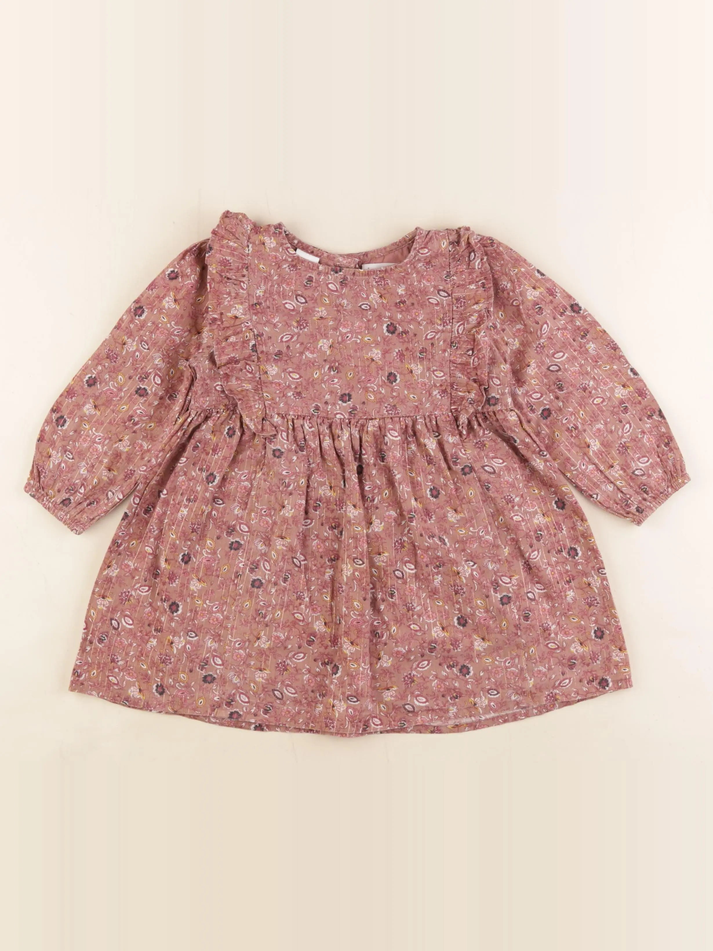 Mango - robe rose - 12/18 mois