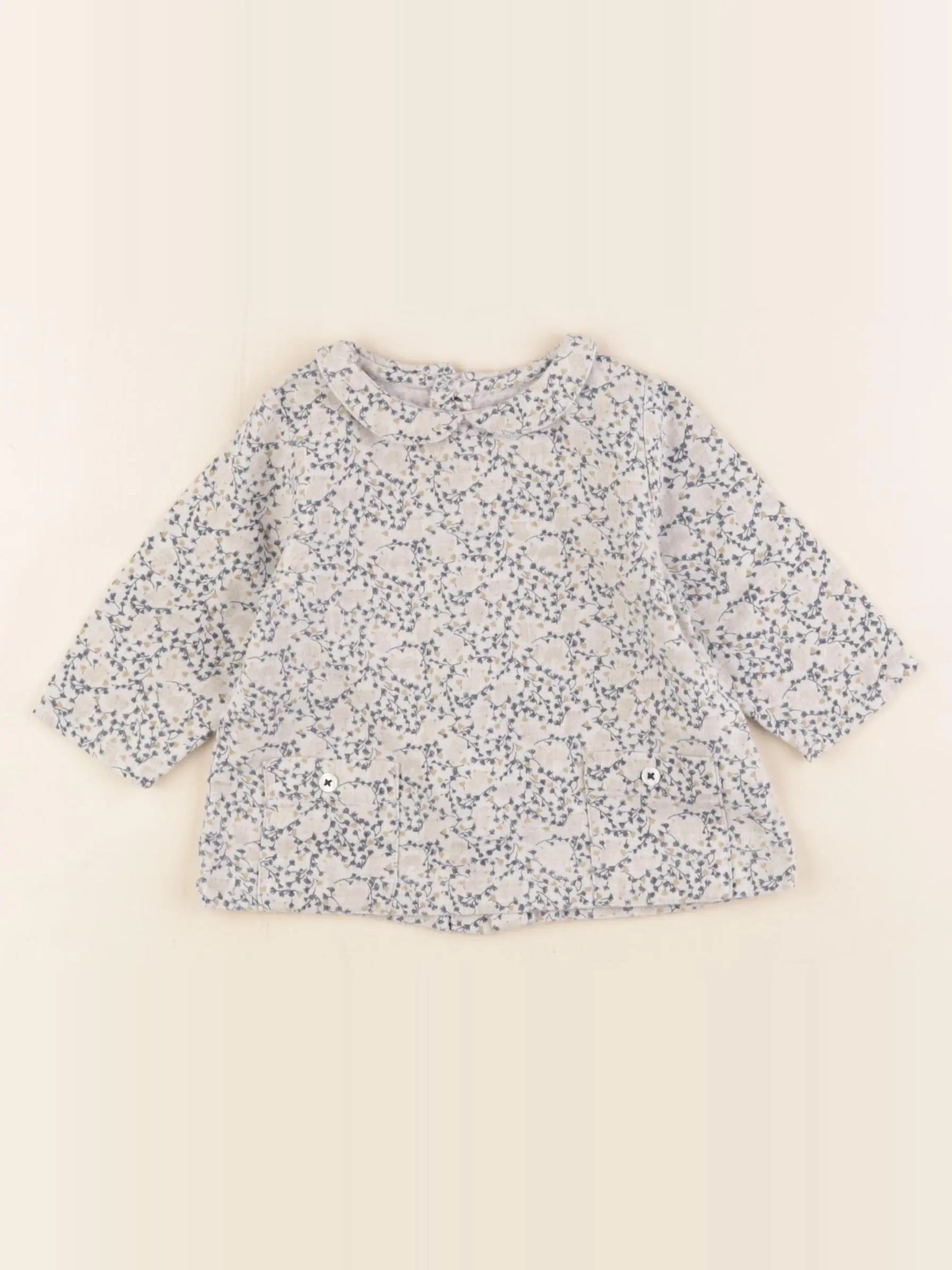 Boutchou - blouse multicolore - 6 mois