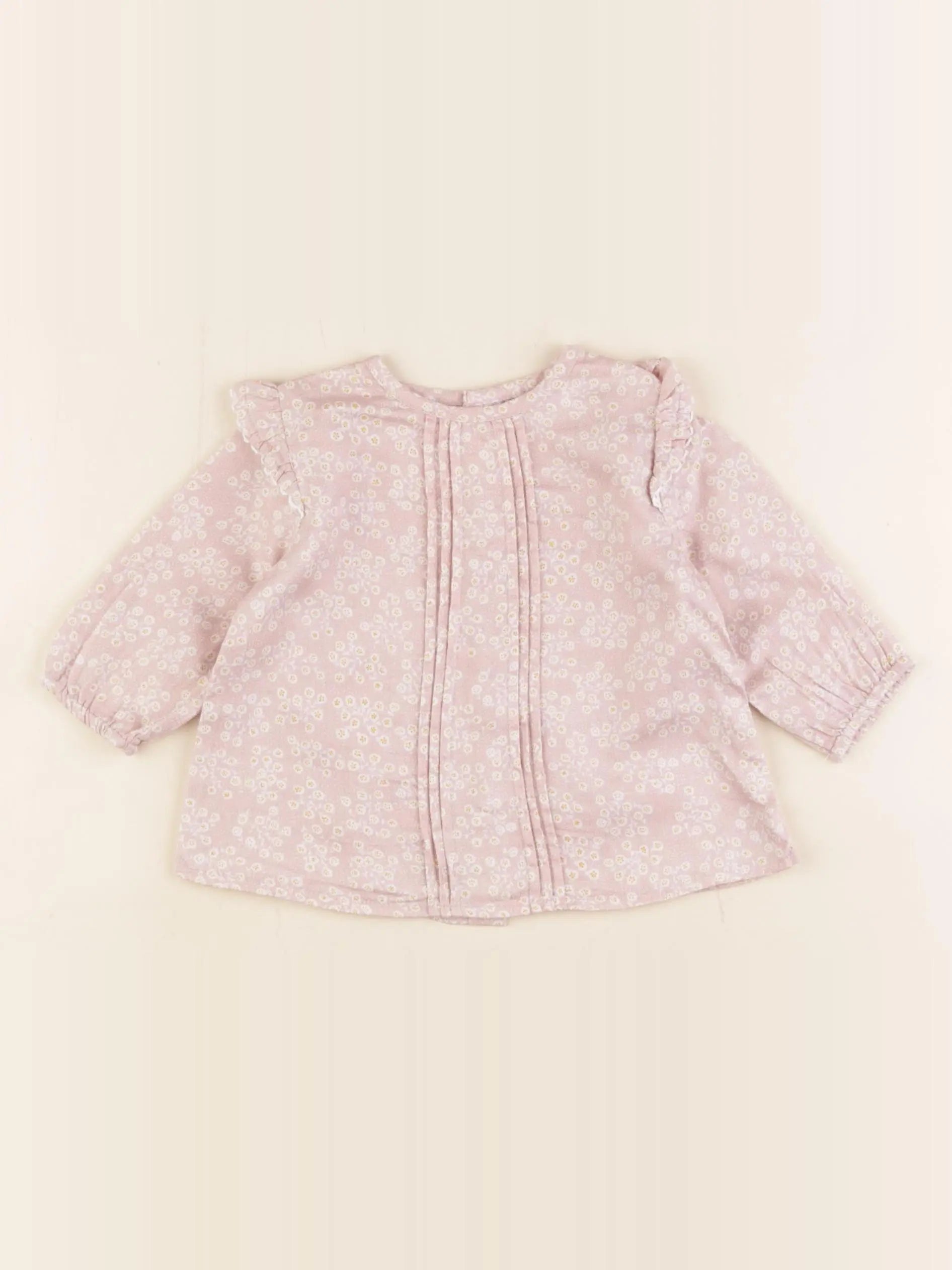 Boutchou - blouse rose - 6 mois