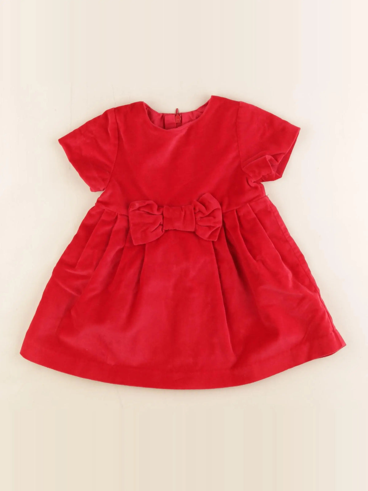 Jacadi - robe rouge - 12 mois