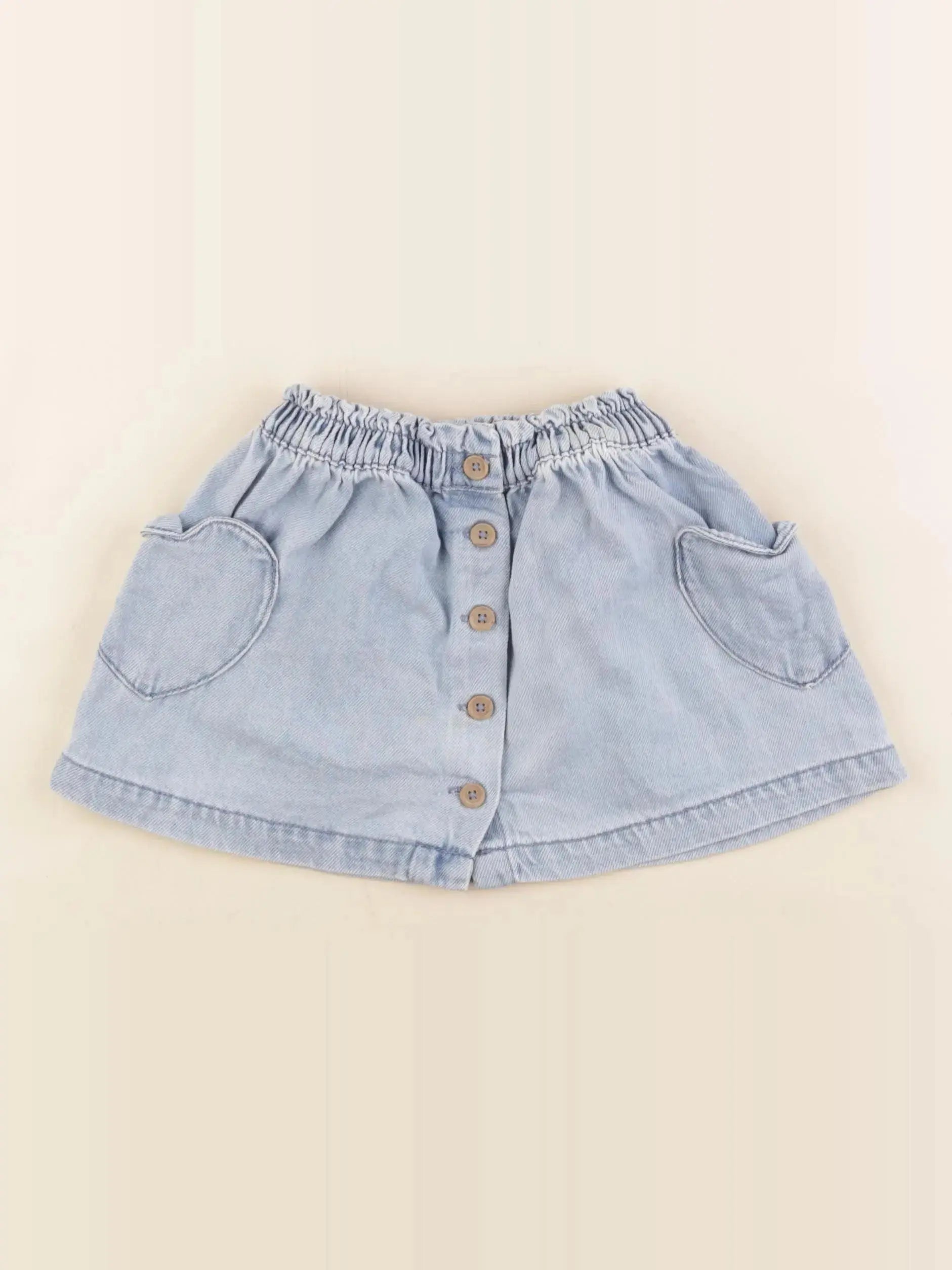 Vertbaudet - jupe bleu - 24 mois