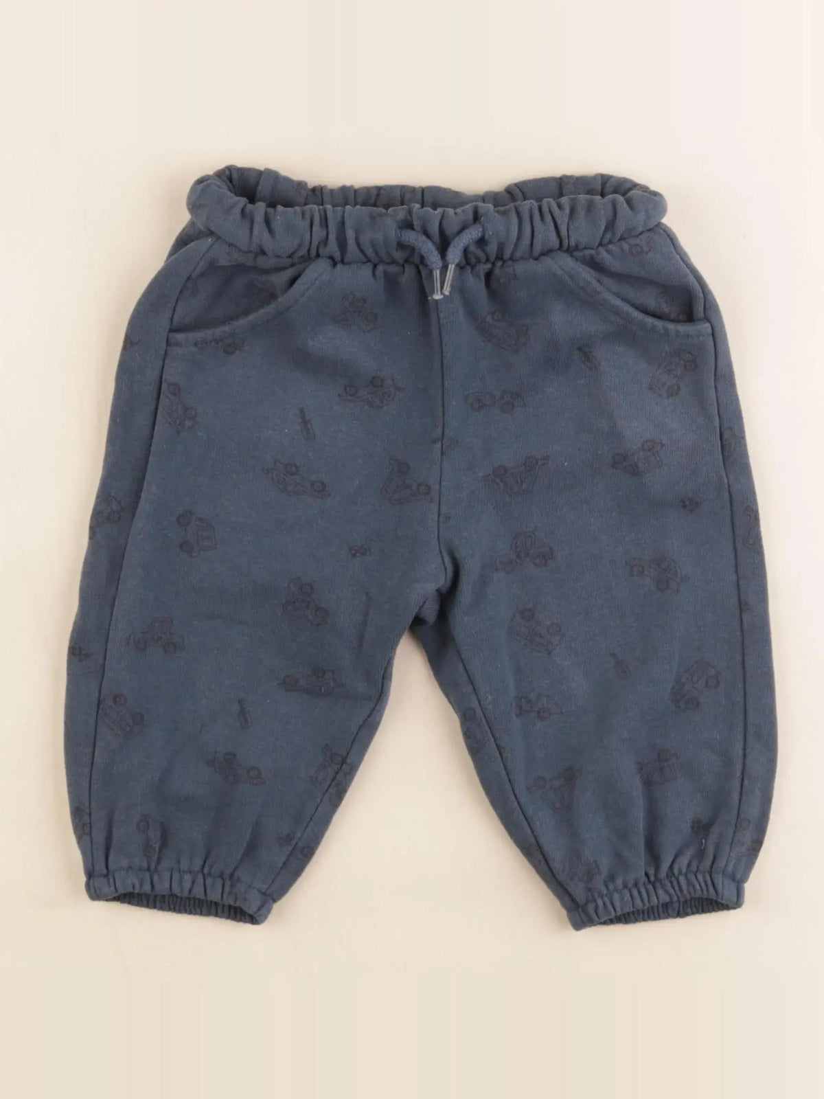 Vertbaudet - jogging bleu - 9 mois
