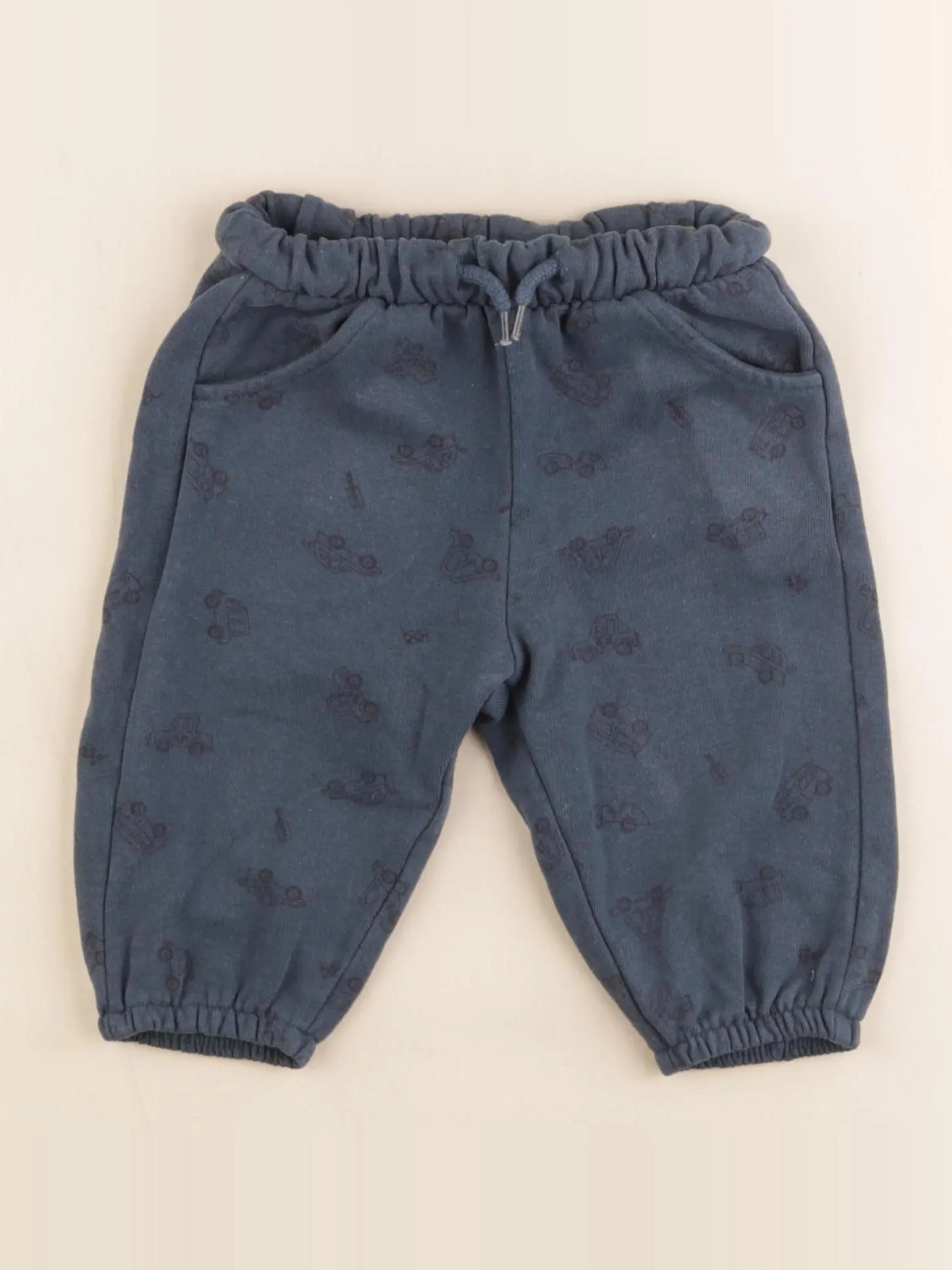 Vertbaudet - jogging bleu - 9 mois