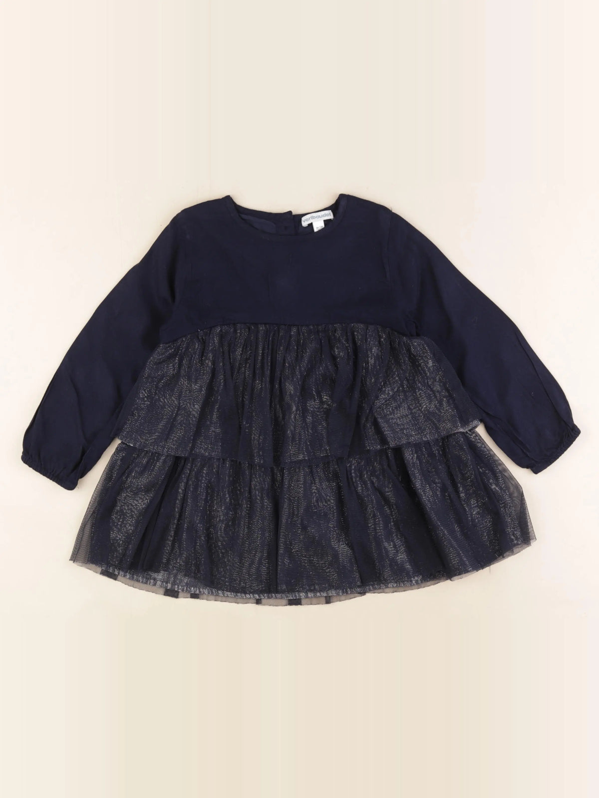 Vertbaudet - robe bleu - 36 mois