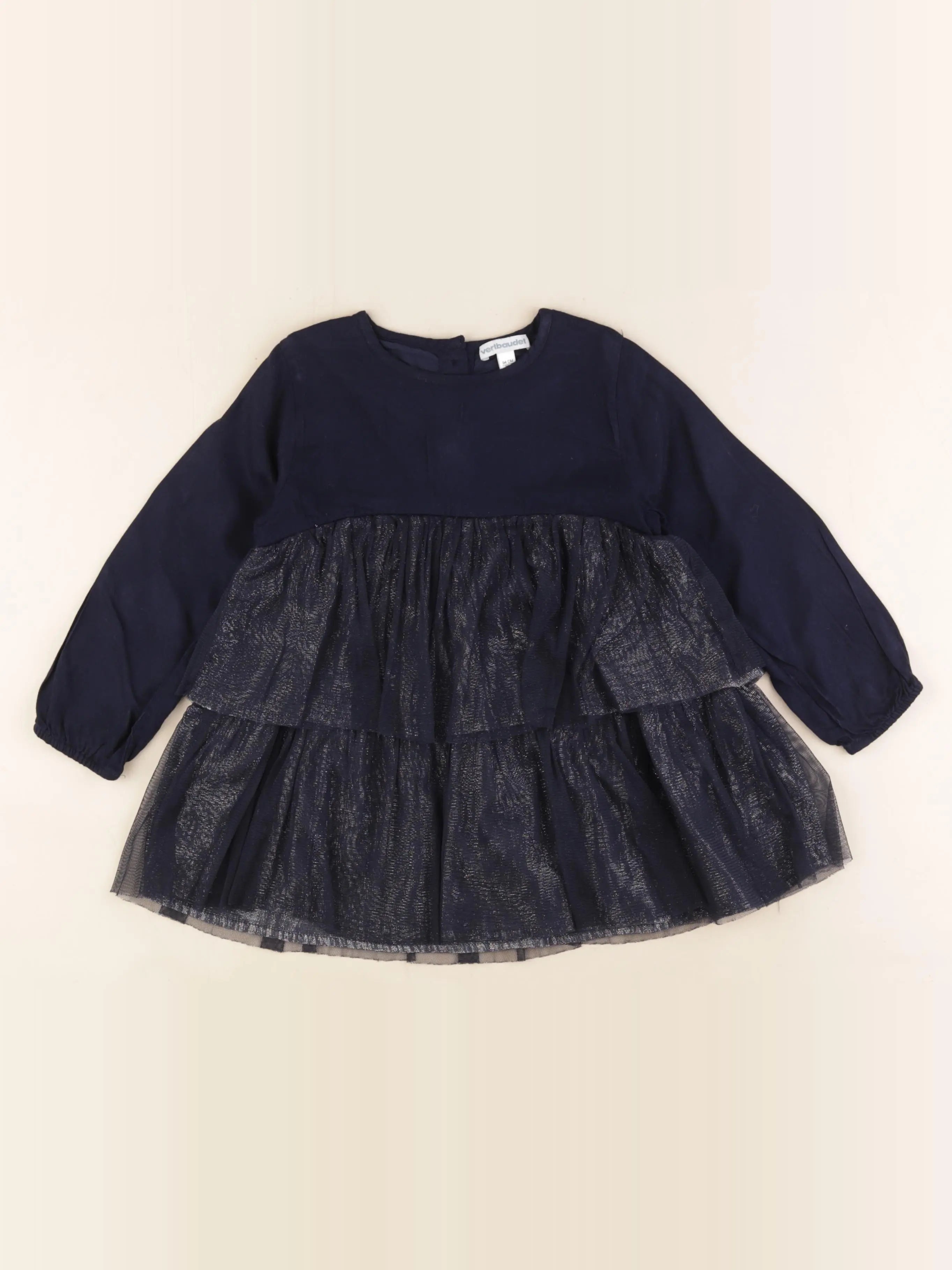 Vertbaudet - robe bleu - 36 mois