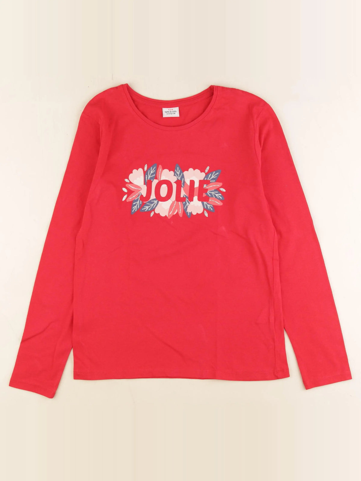 Tape à l'oeil - tee-shirt rouge - 14 ans