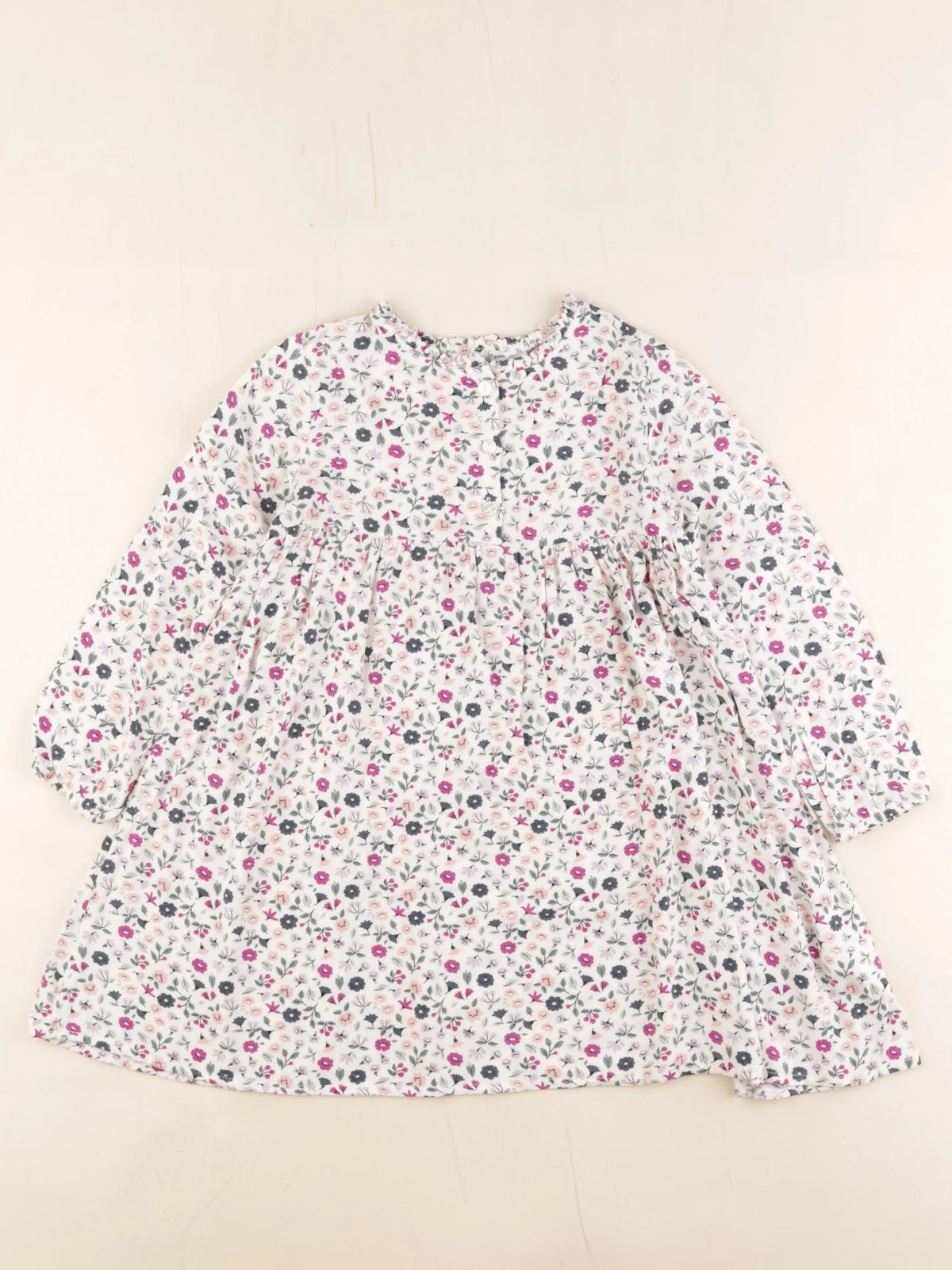 Vertbaudet - robe multicolore - 4 ans