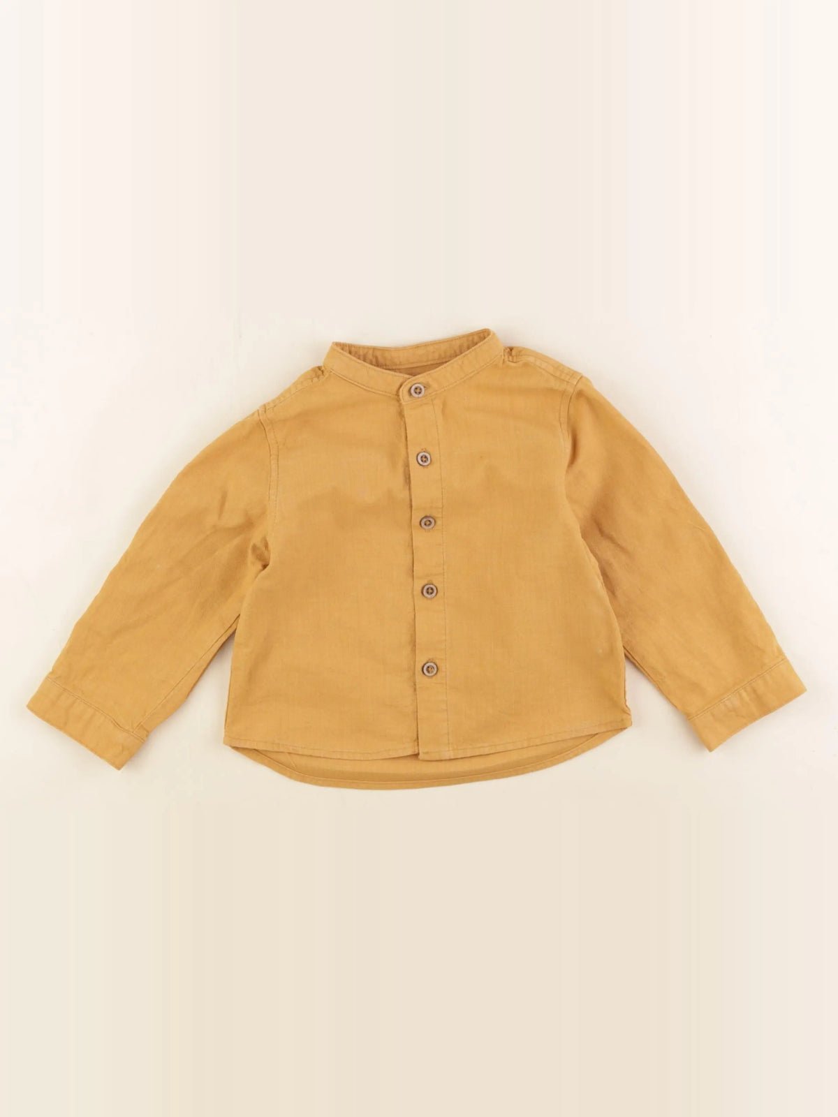 Vertbaudet - chemise jaune - 24 mois