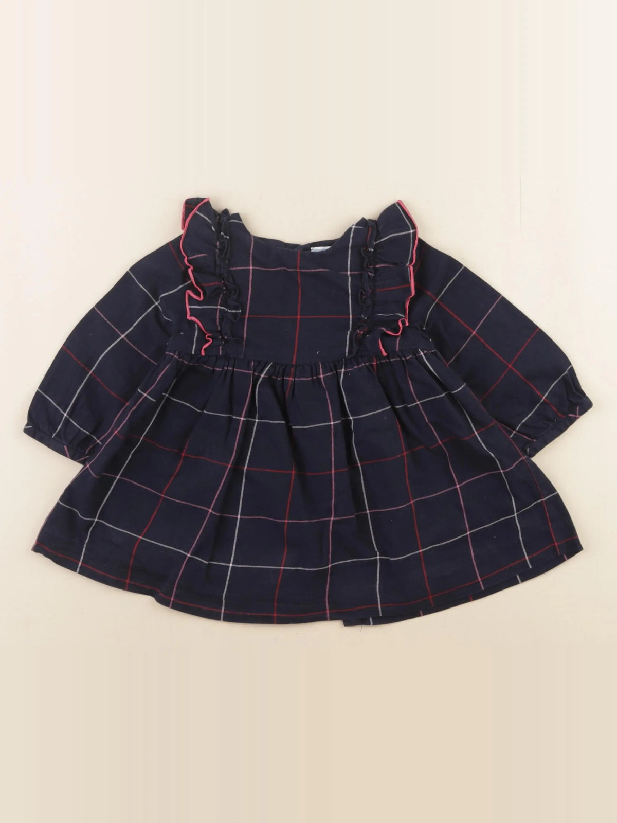 Jacadi - robe bleu - 12 mois