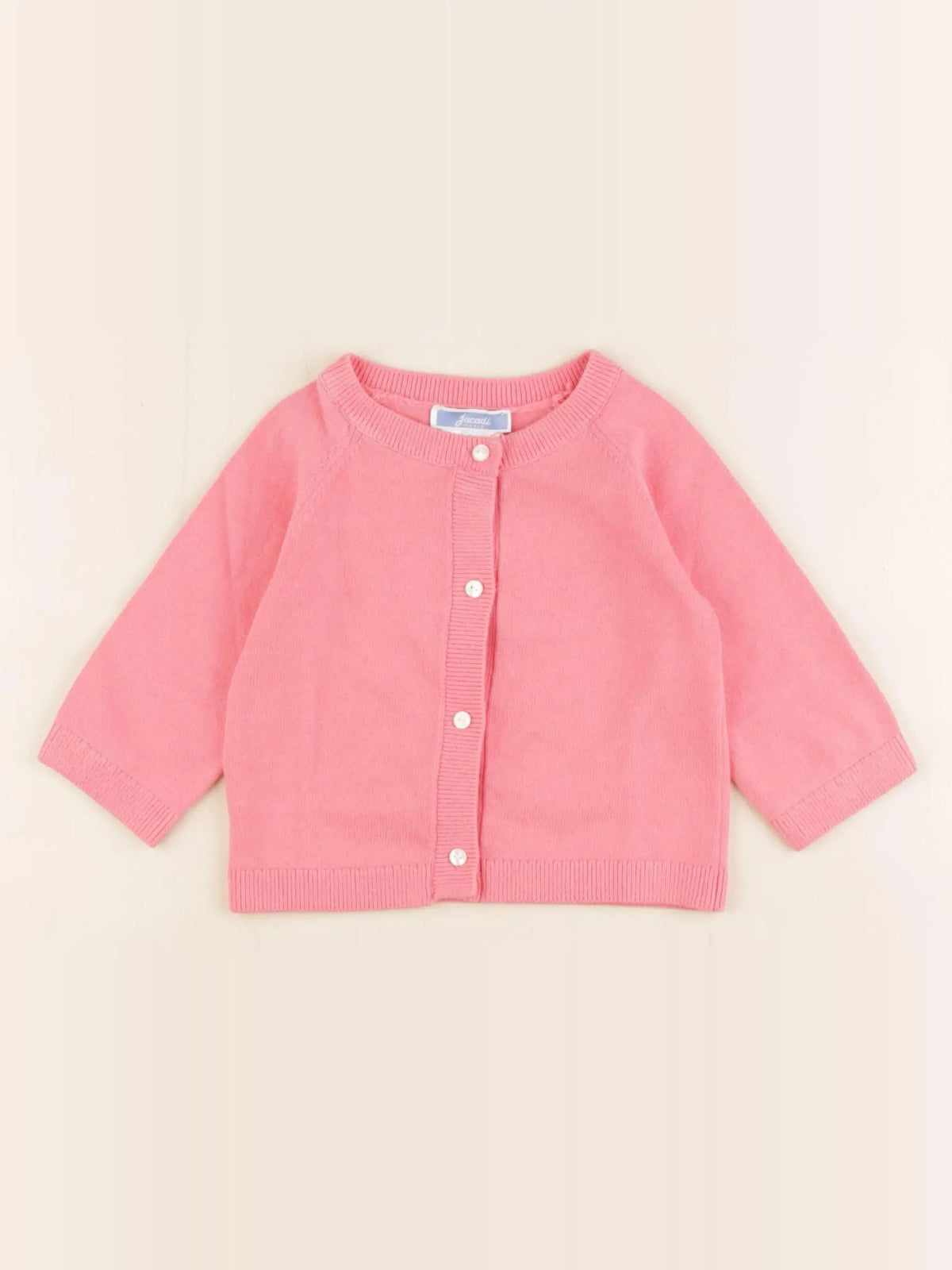 Jacadi - gilet rose - 6 mois