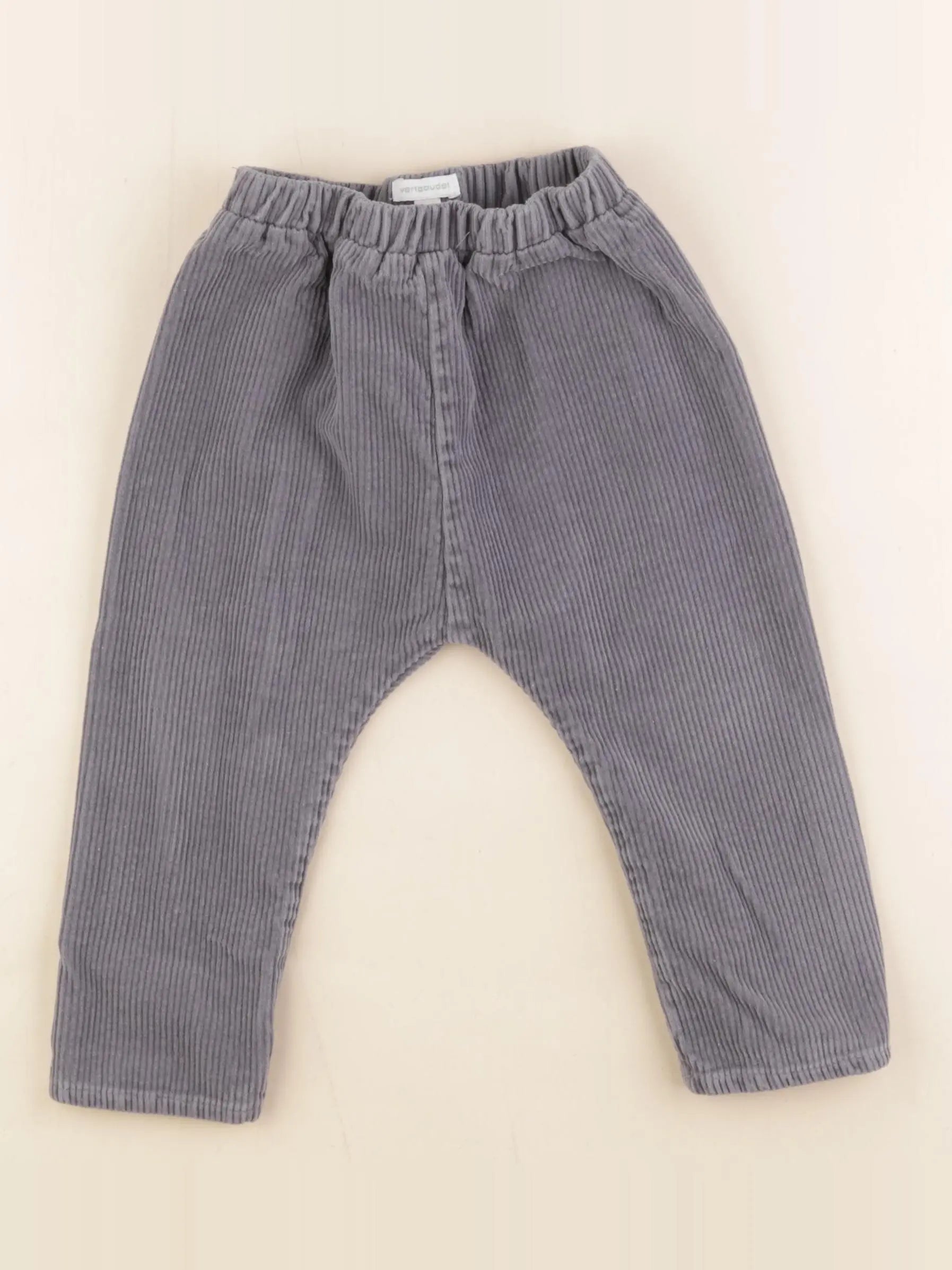 Vertbaudet - sarouel gris - 18 mois