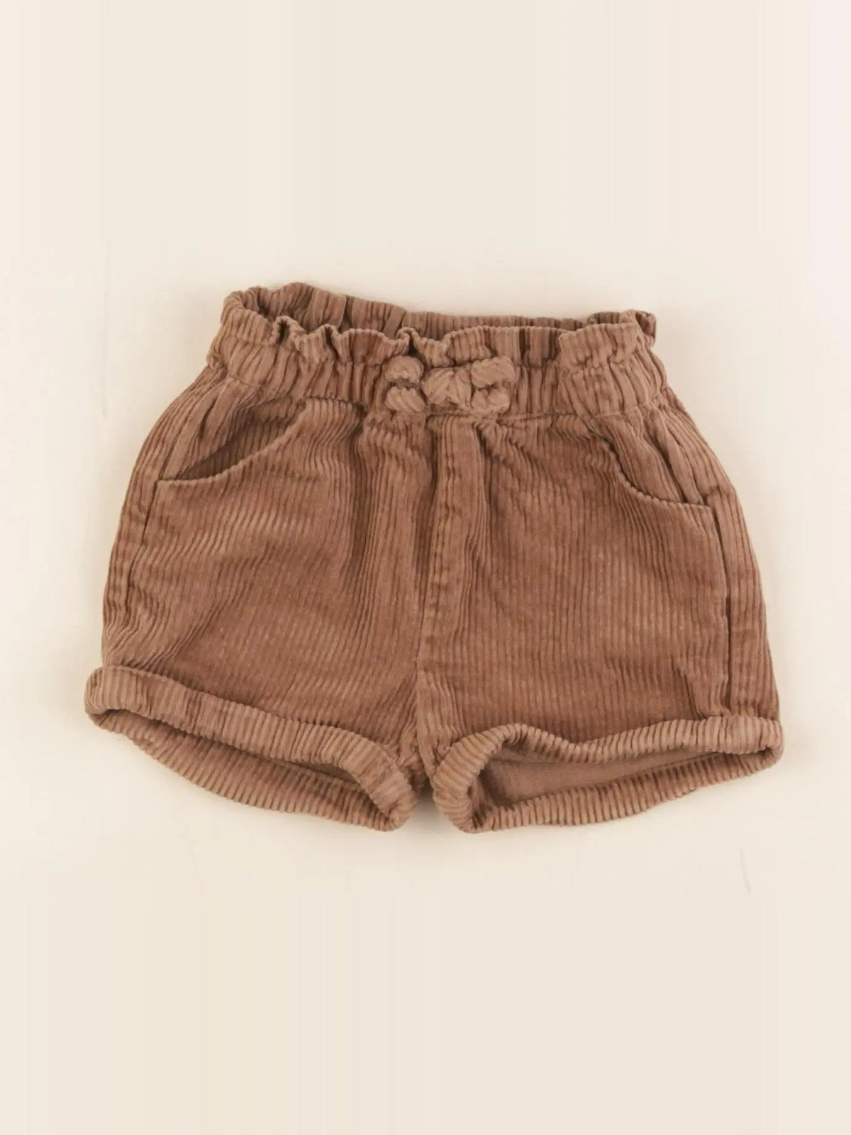 Vertbaudet - short marron - 6 mois