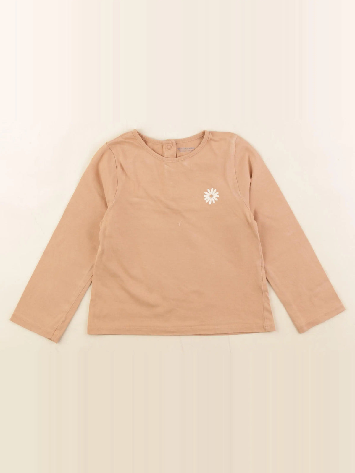 Vertbaudet - tee-shirt marron - 36 mois