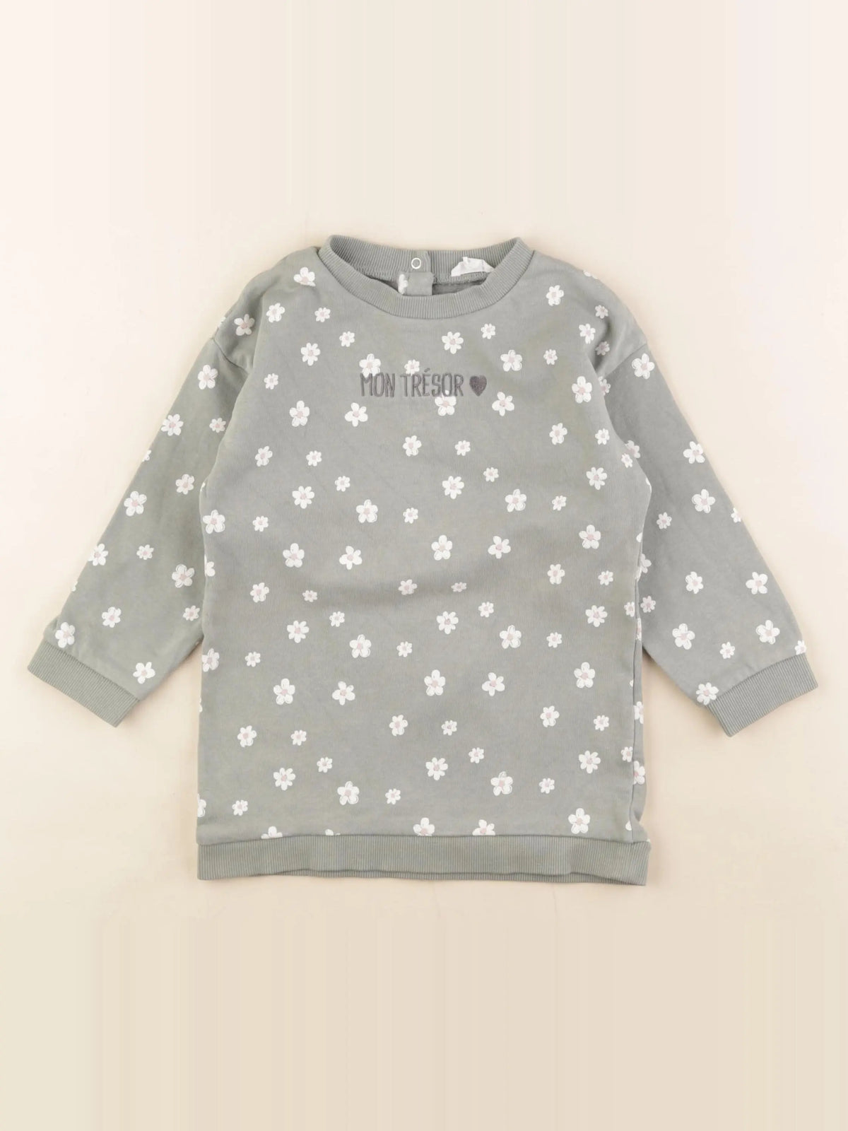 Vertbaudet - robe vert - 36 mois