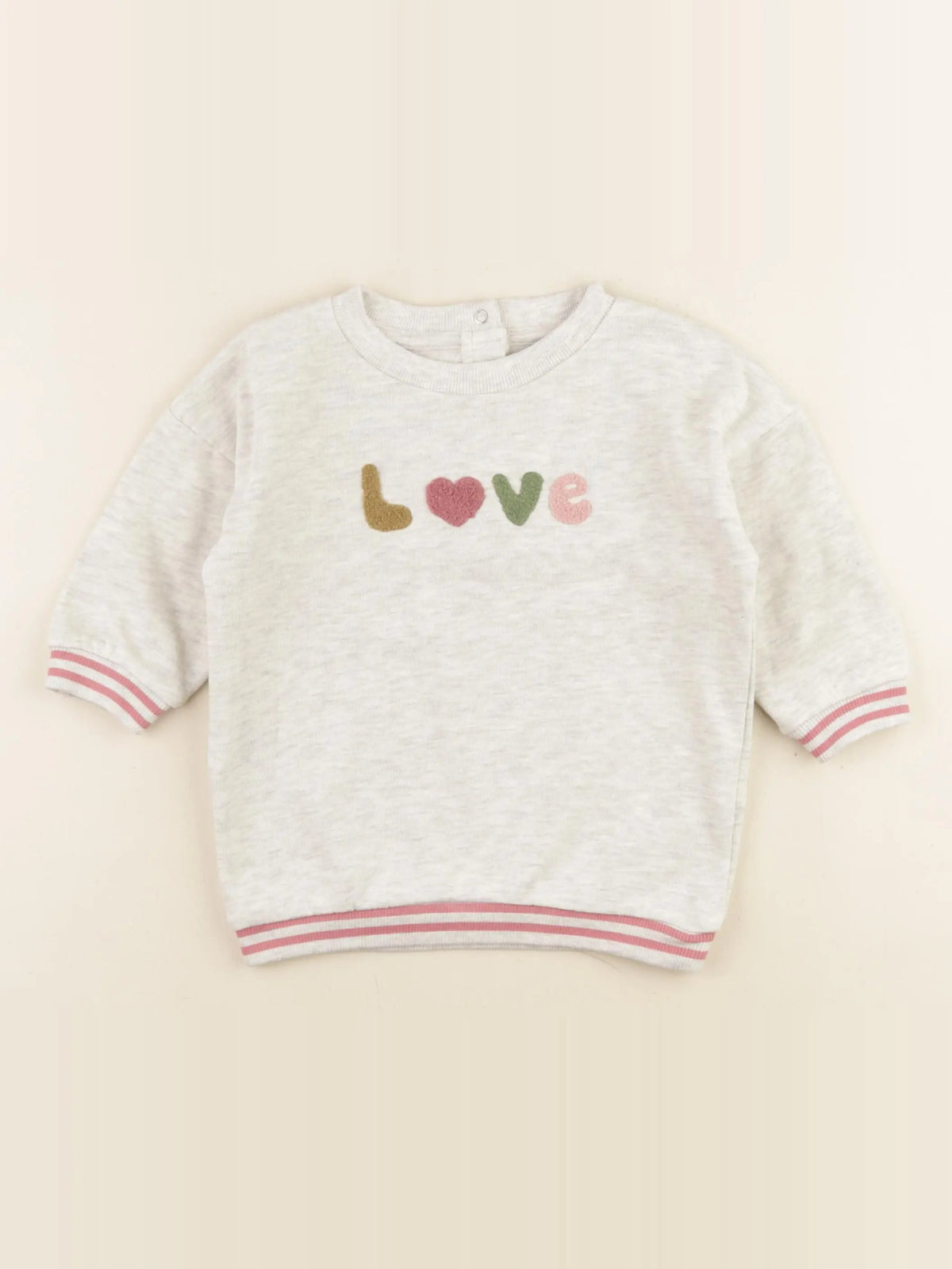 Vertbaudet - robe gris - 12 mois