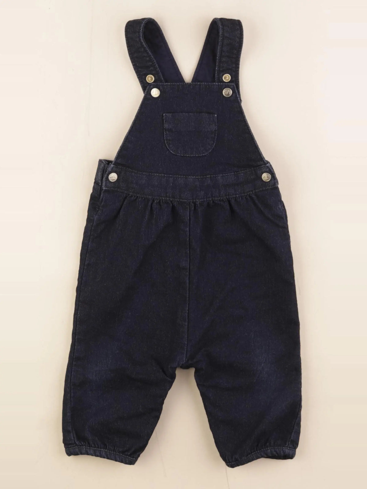 Petit Bateau - salopette bleu - 6 mois