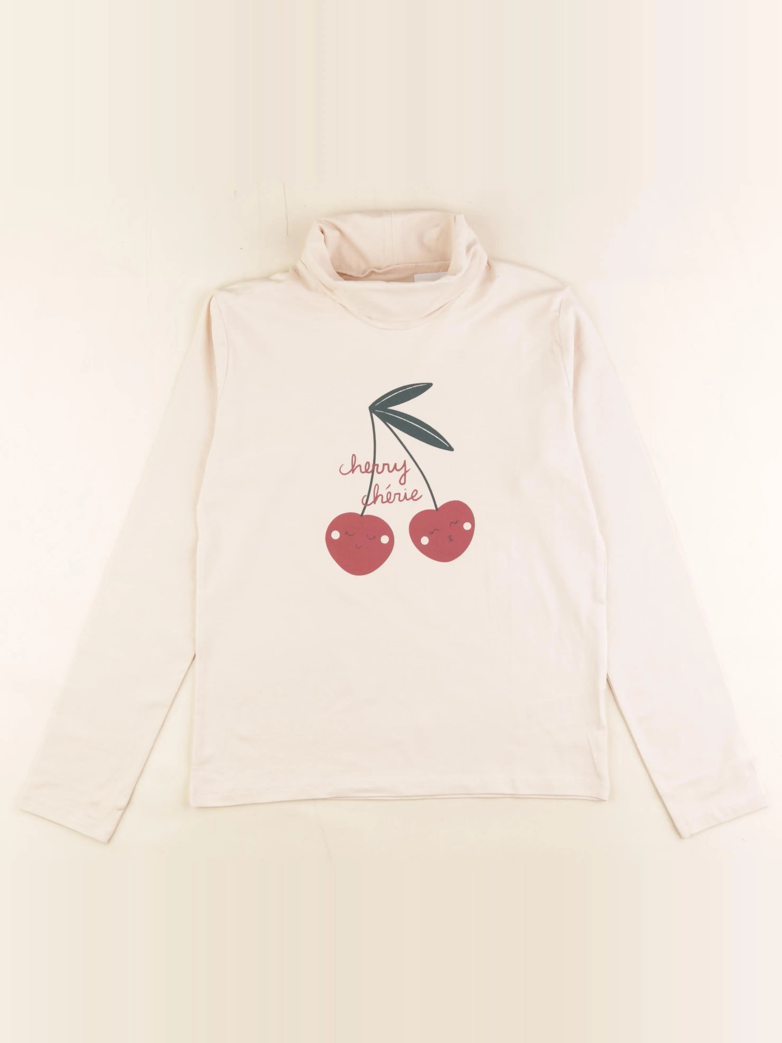 Vertbaudet - sous-pull rose - 12 ans