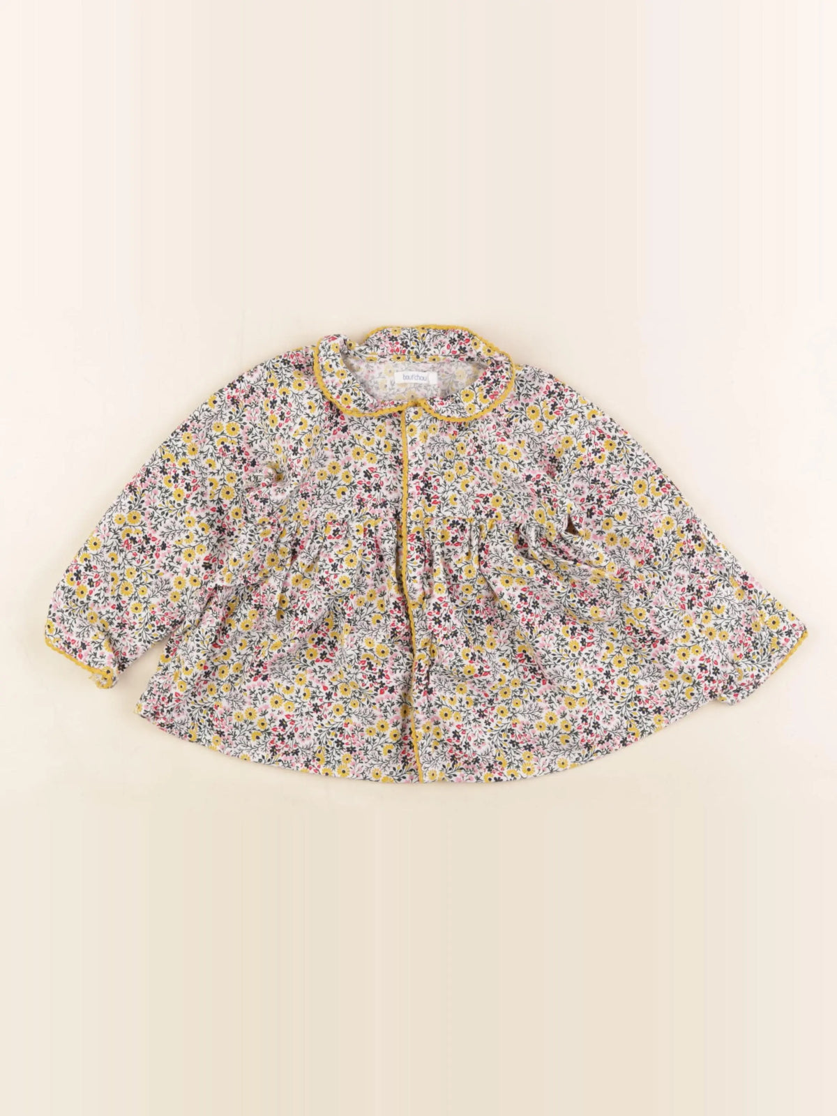 Boutchou - blouse multicolore - 12 mois