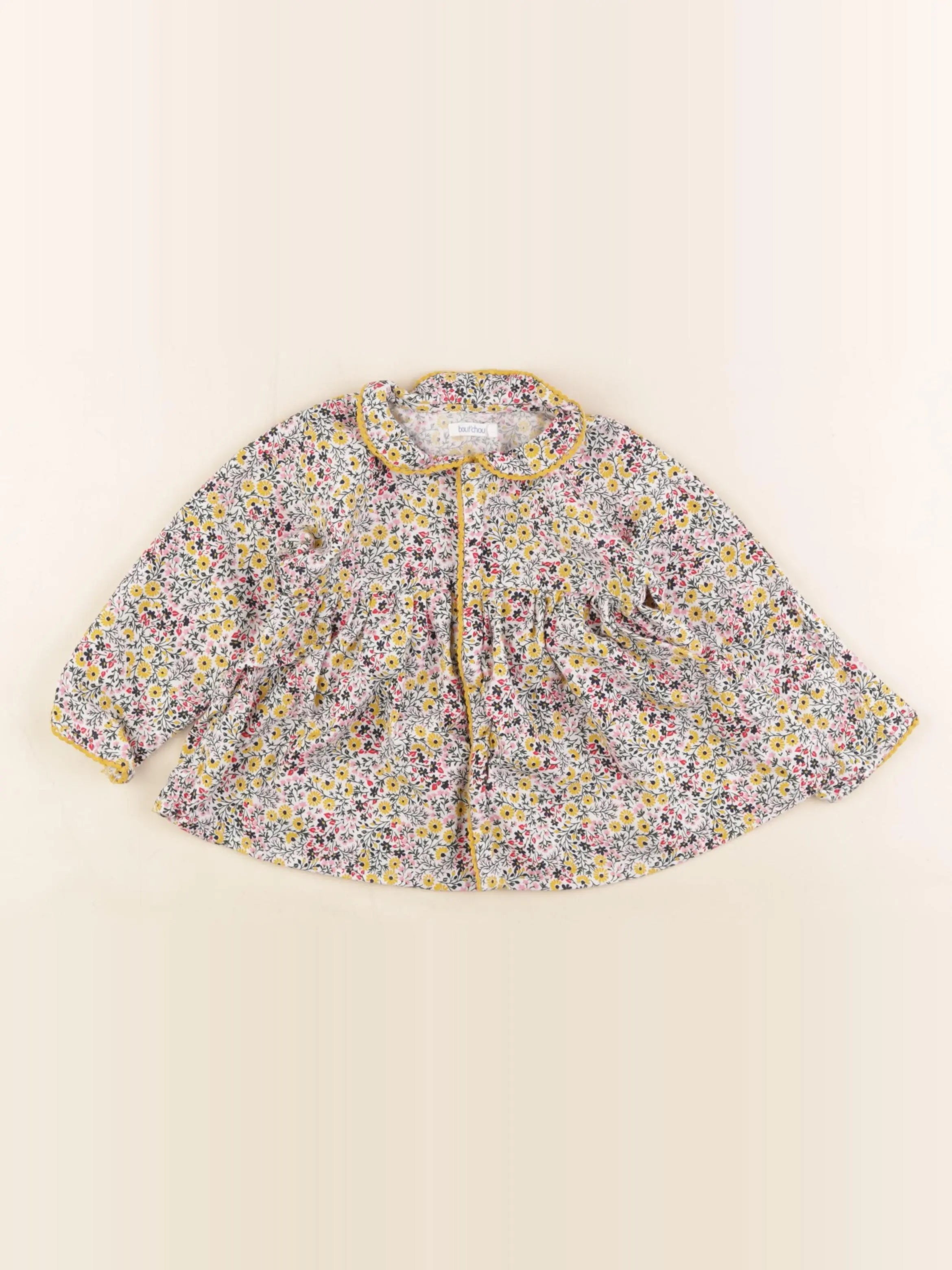 Boutchou - blouse multicolore - 12 mois