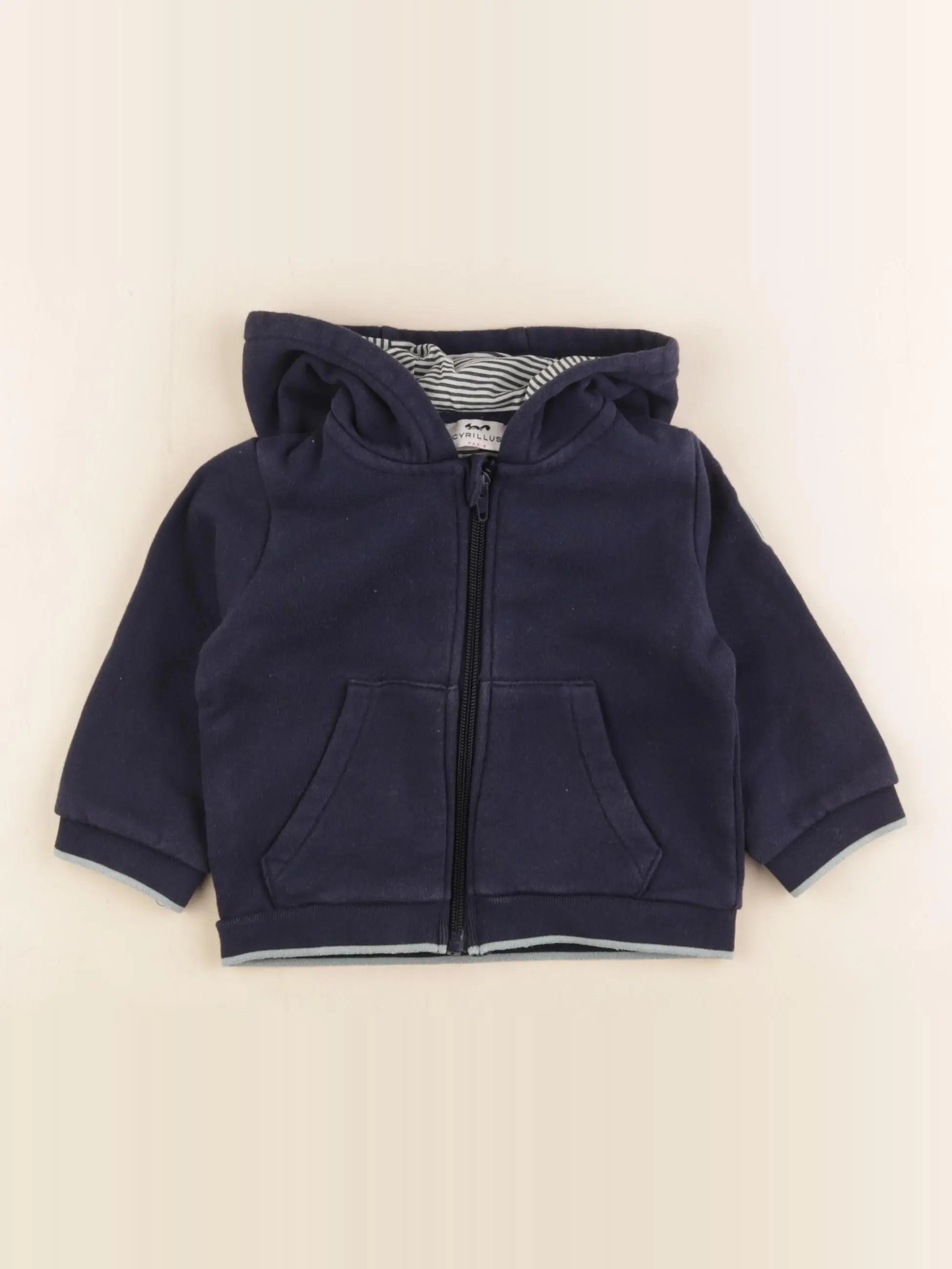 Cyrillus - sweat bleu - 18 mois