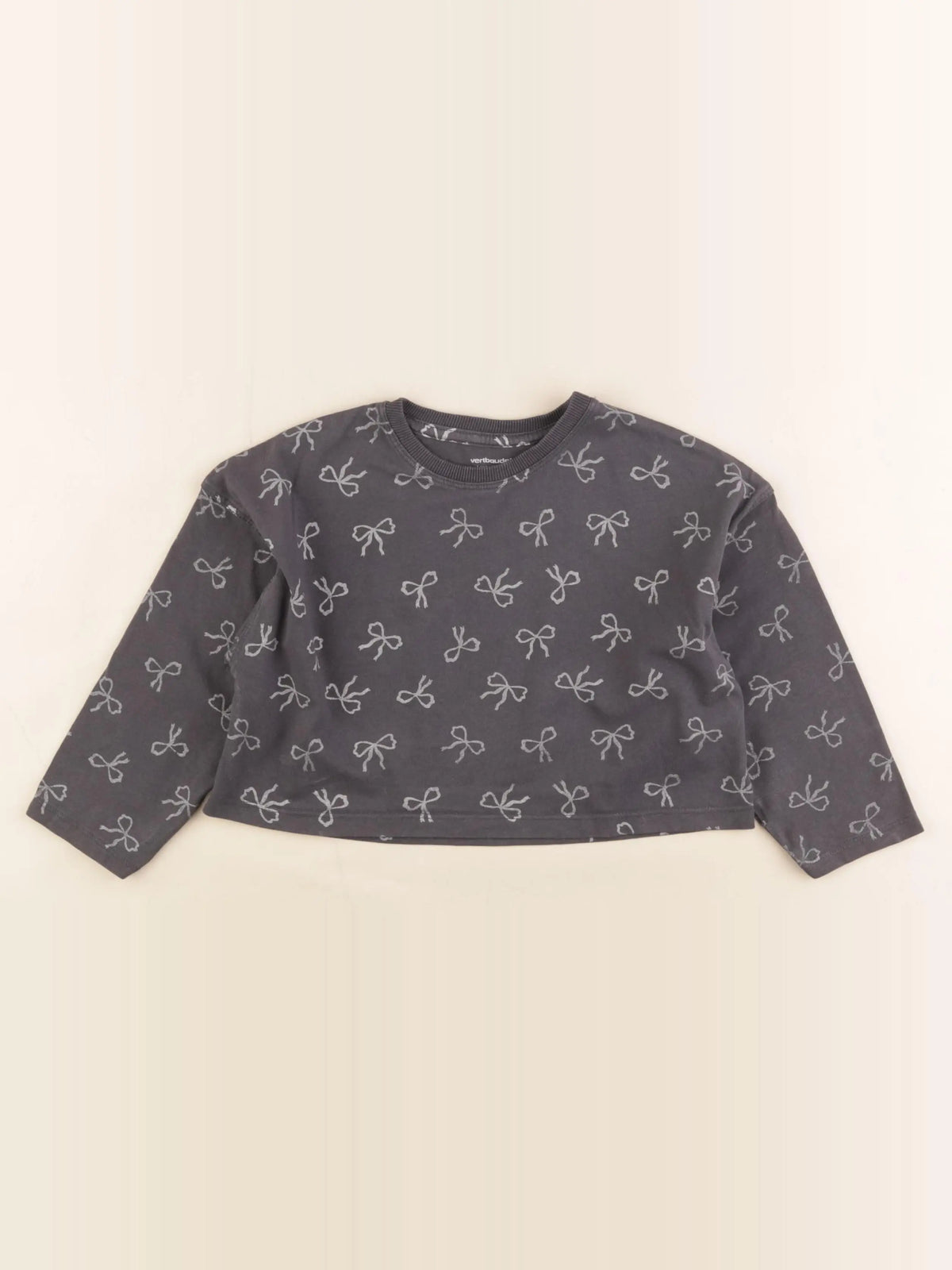 Vertbaudet - tee-shirt gris - 4 ans