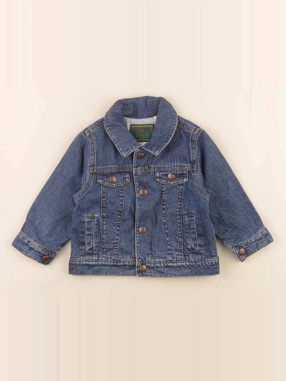 GAP - veste bleu - 6/12 mois