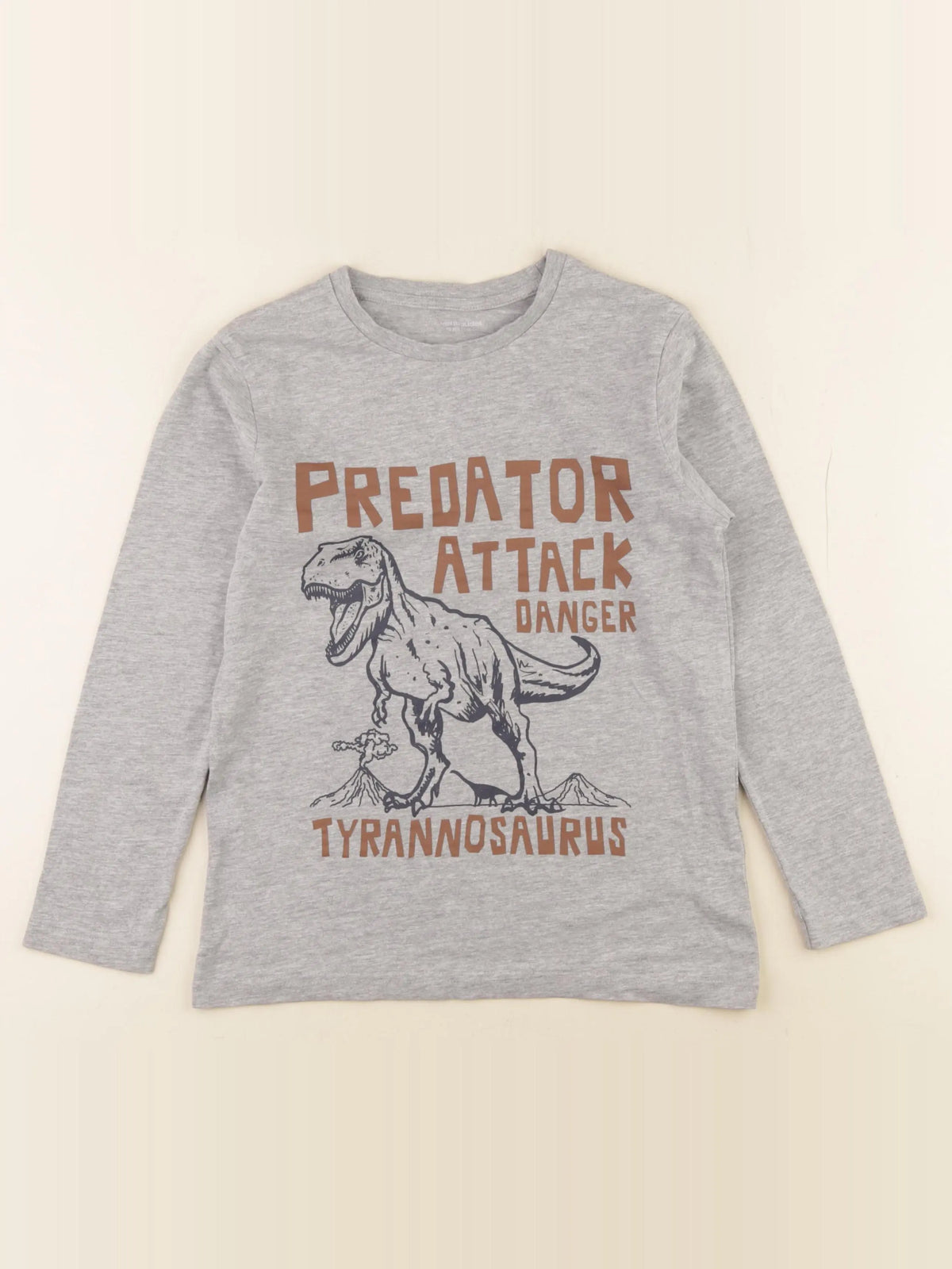 Vertbaudet - tee-shirt gris - 10 ans