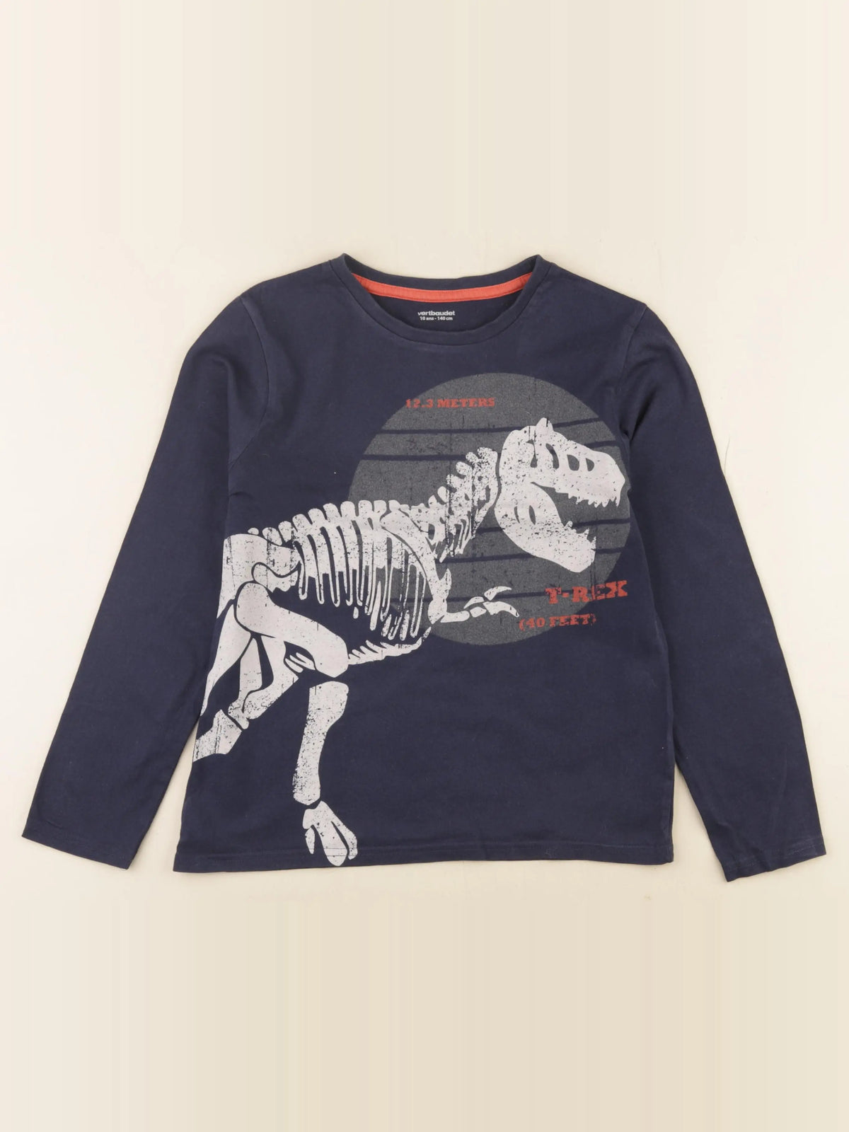 Vertbaudet - tee-shirt bleu - 10 ans