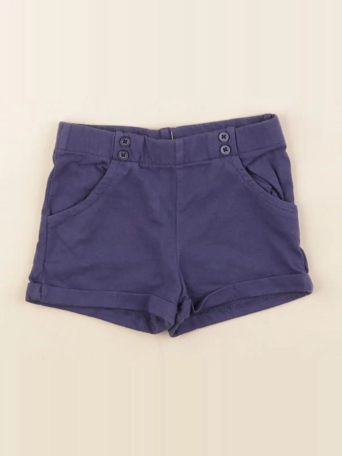 Boutchou - short bleu - 9 mois