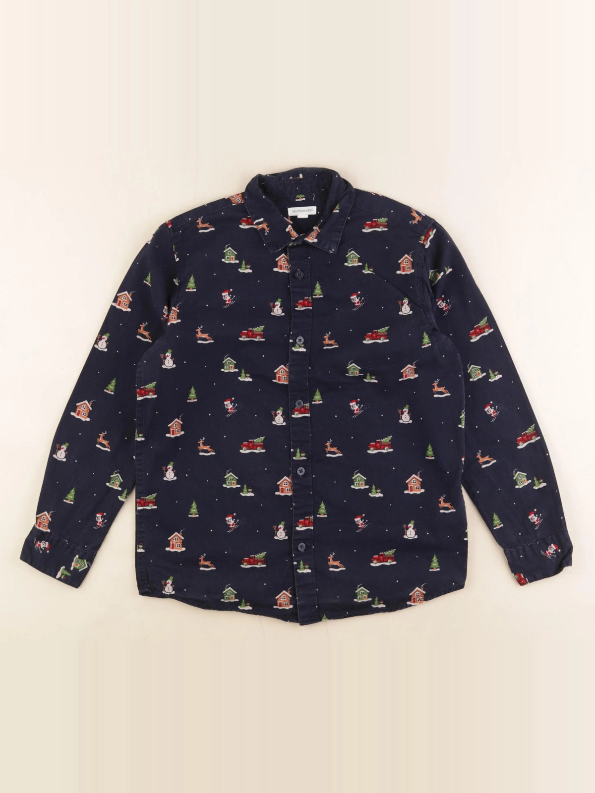 Vertbaudet - chemise bleu - 10 ans