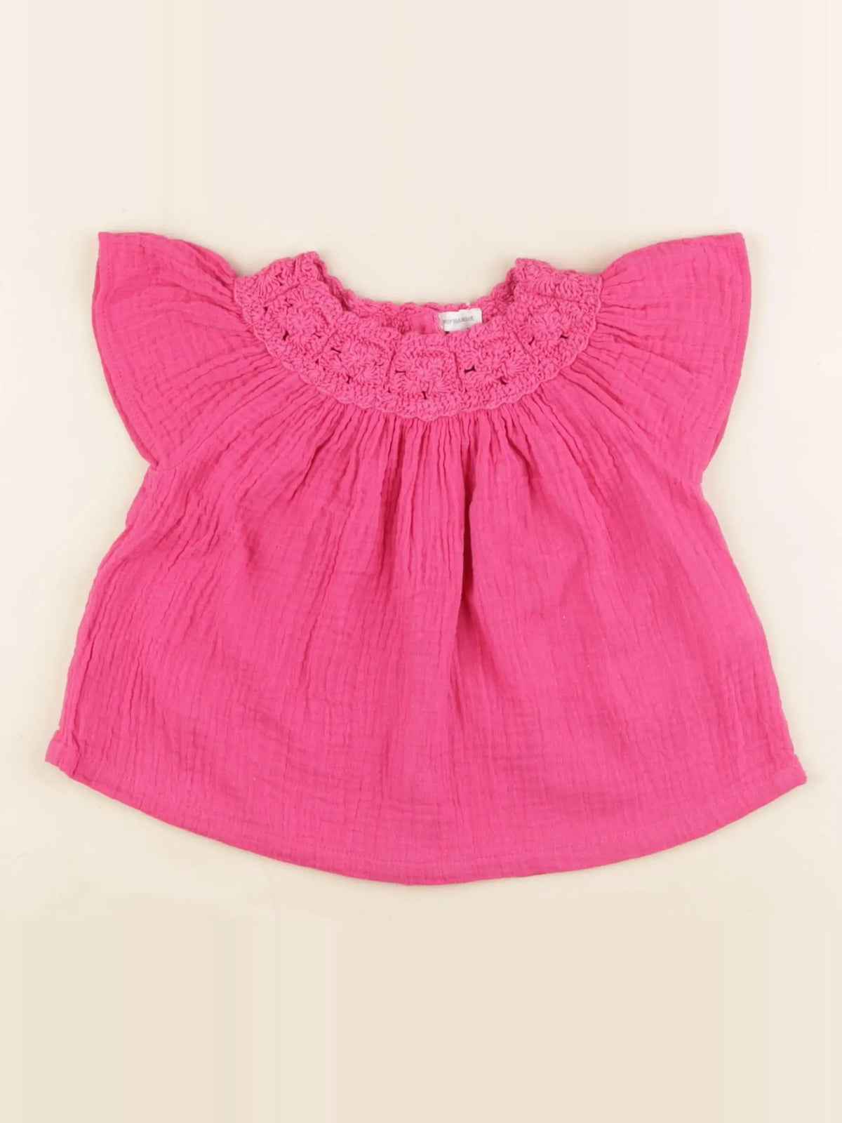 Vertbaudet - blouse rose - 12 mois