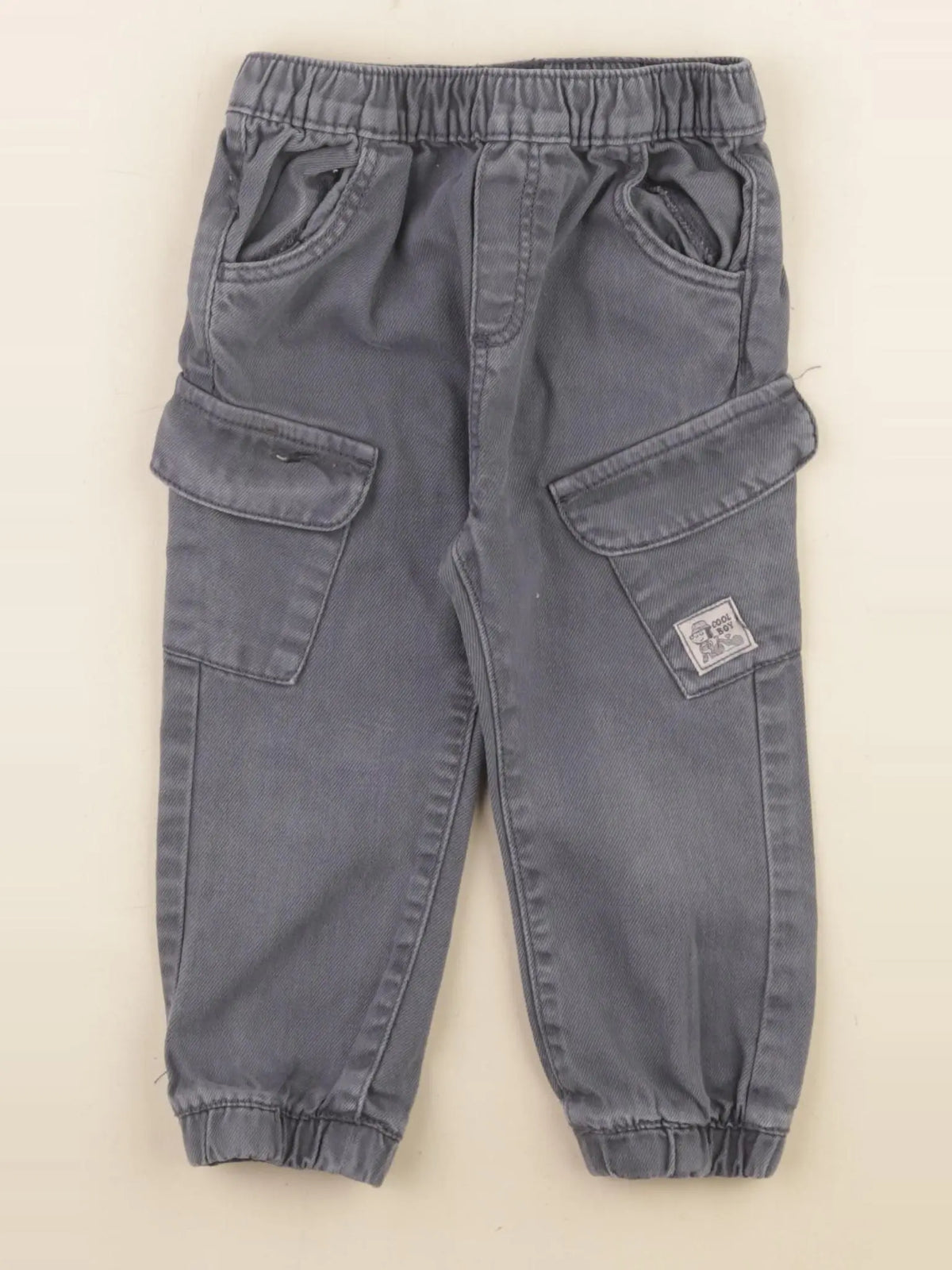 Vertbaudet - pantalon gris - 24 mois