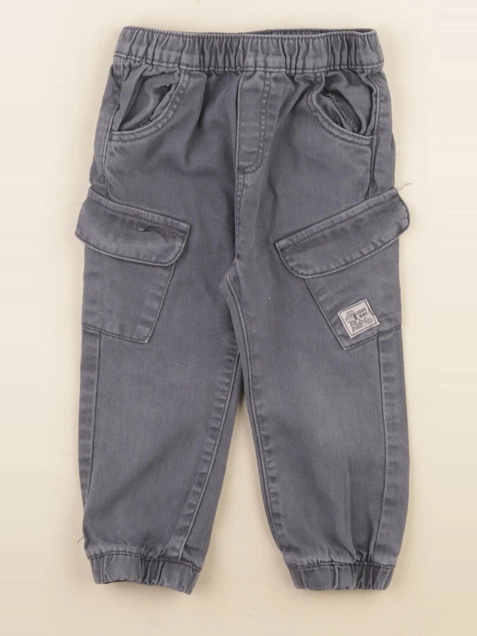 Vertbaudet - pantalon gris - 24 mois