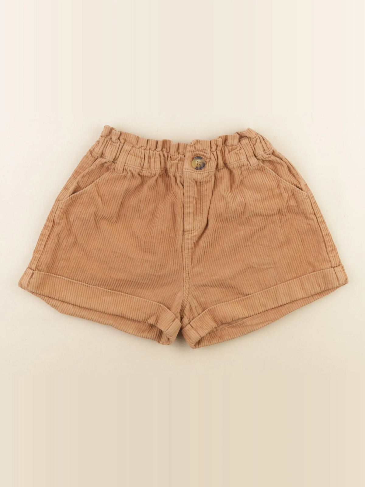 Vertbaudet - short marron - 8 ans
