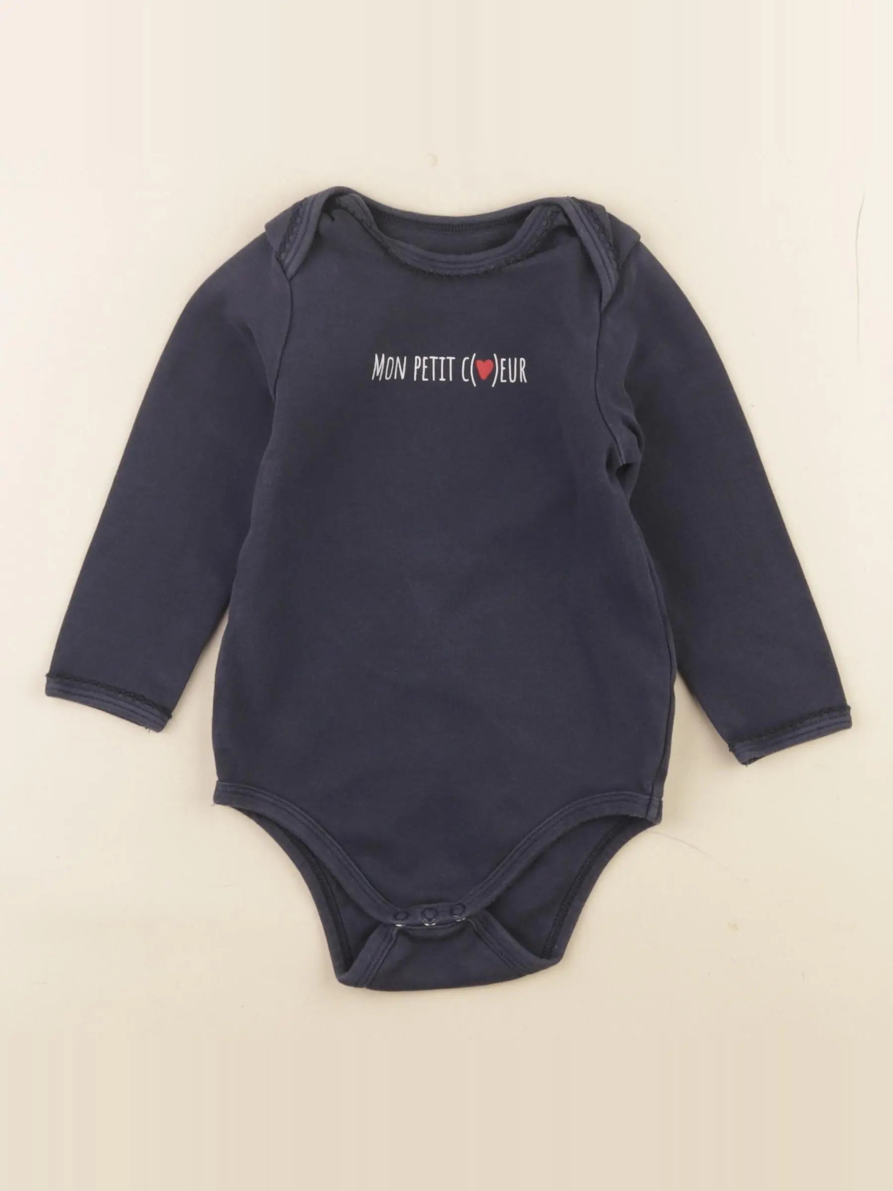 Vertbaudet - body bleu - 24 mois