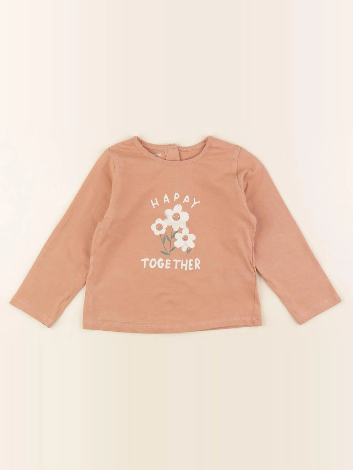 Vertbaudet - tee-shirt rose - 18 mois