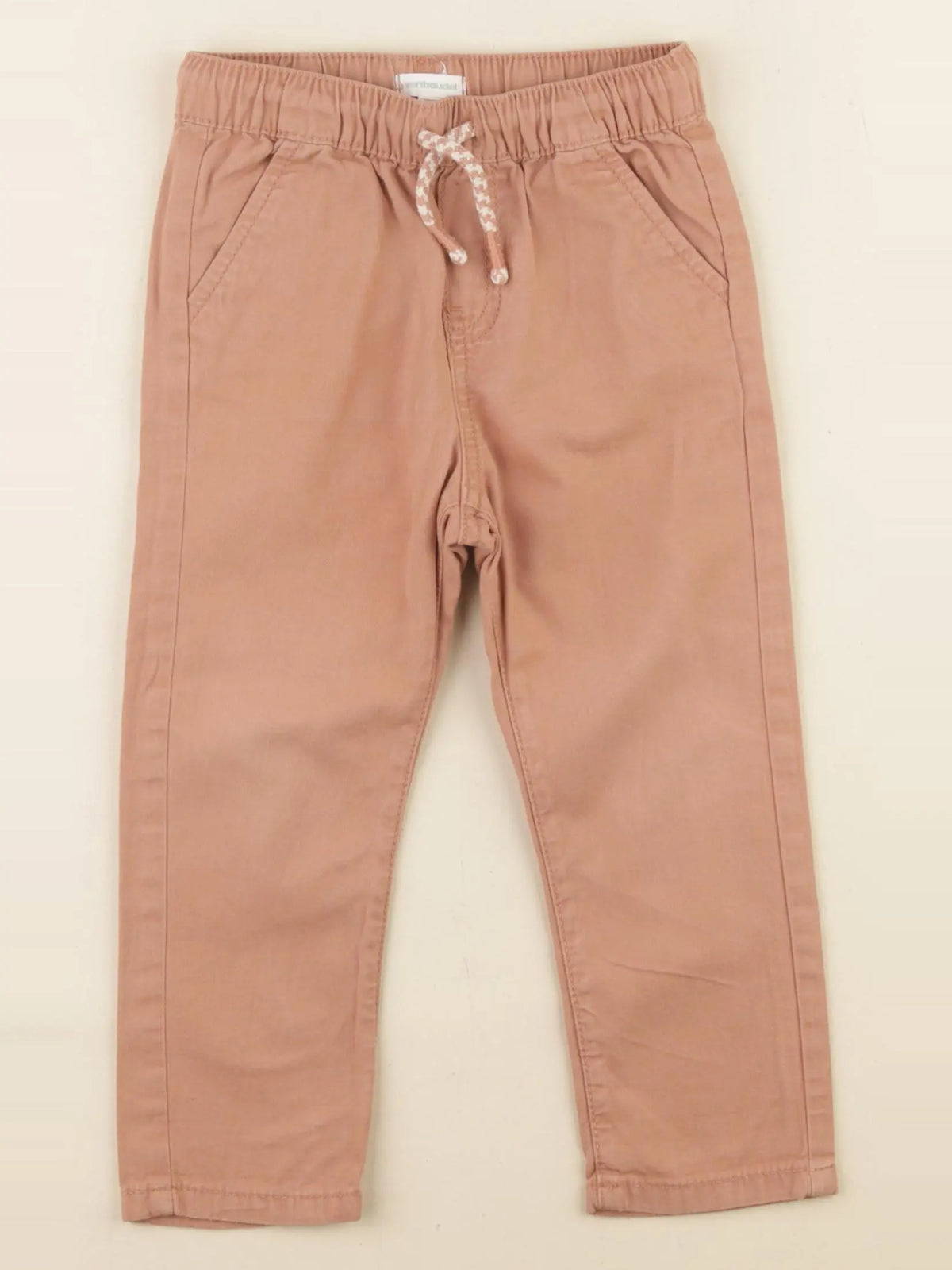 Vertbaudet - pantalon marron - 24 mois