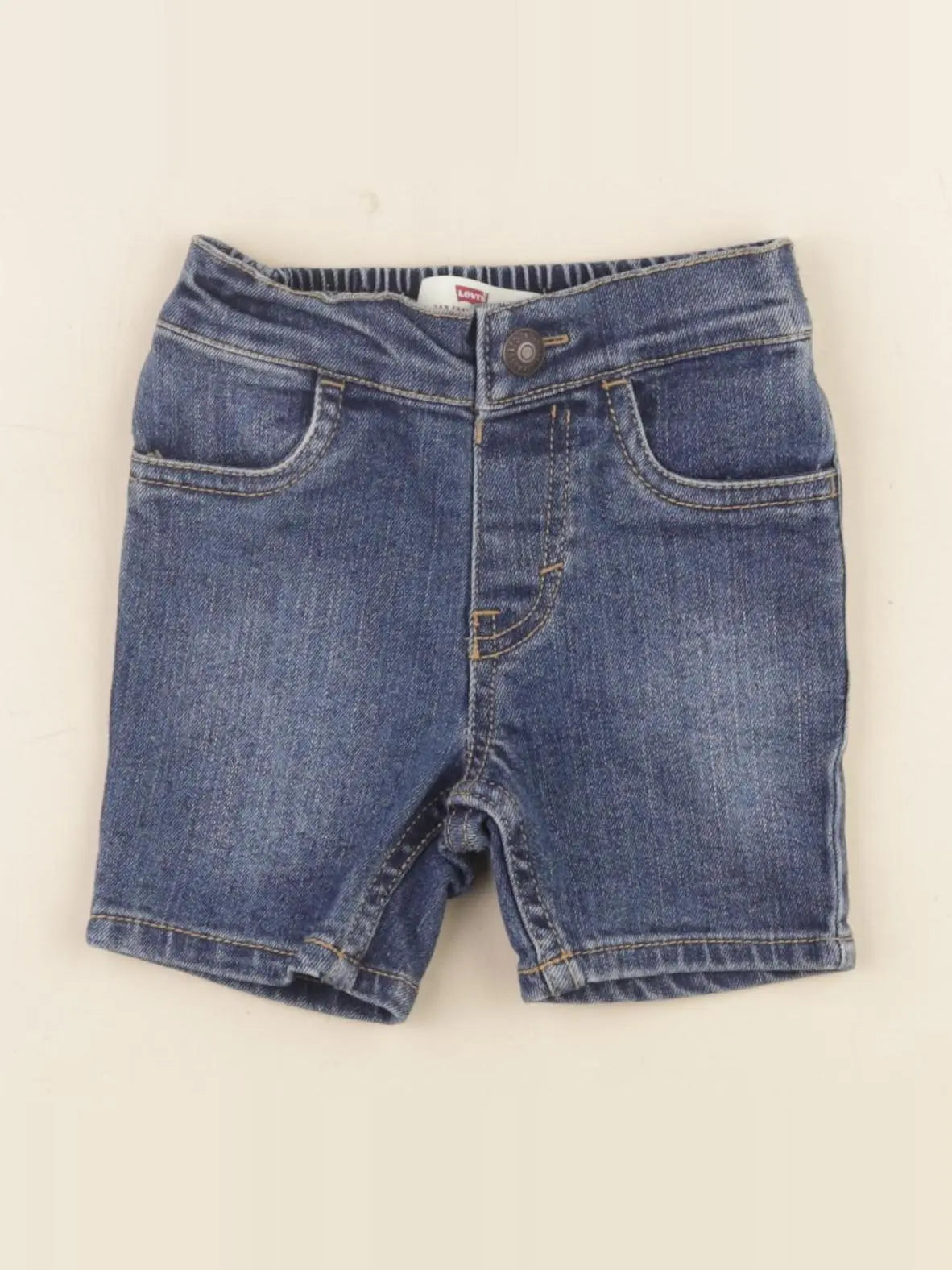 Levi's - short bleu - 3 mois