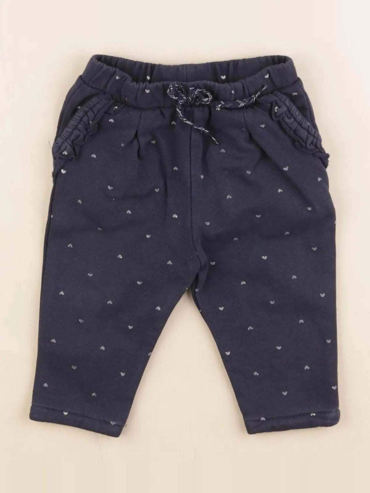 Vertbaudet - pantalon bleu - 9 mois