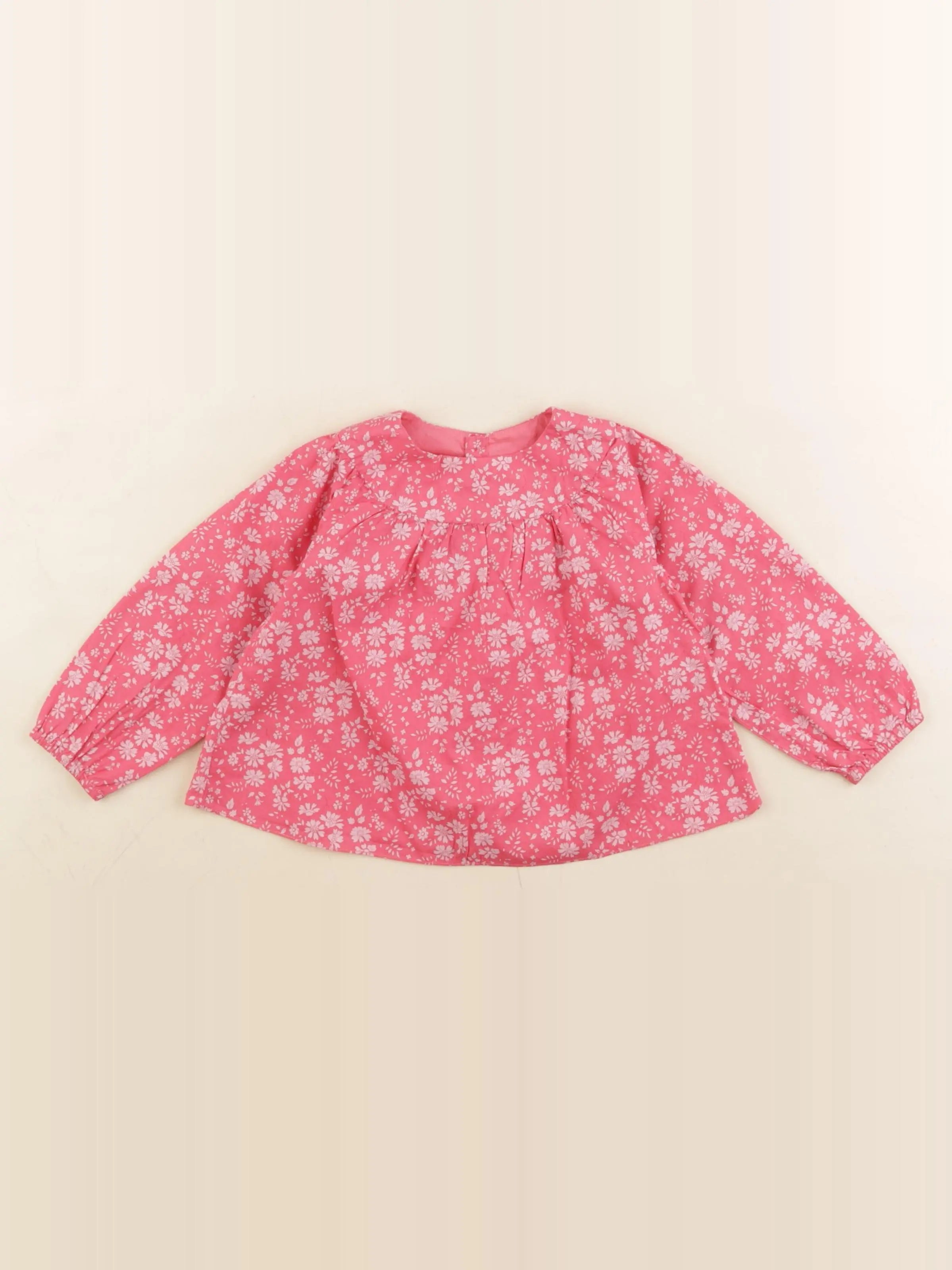 Jacadi - blouse rose - 12 mois