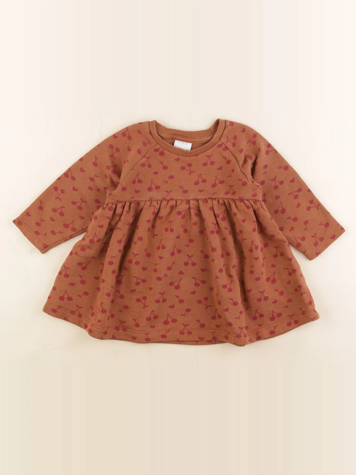 Zara - robe marron - 12/18 mois