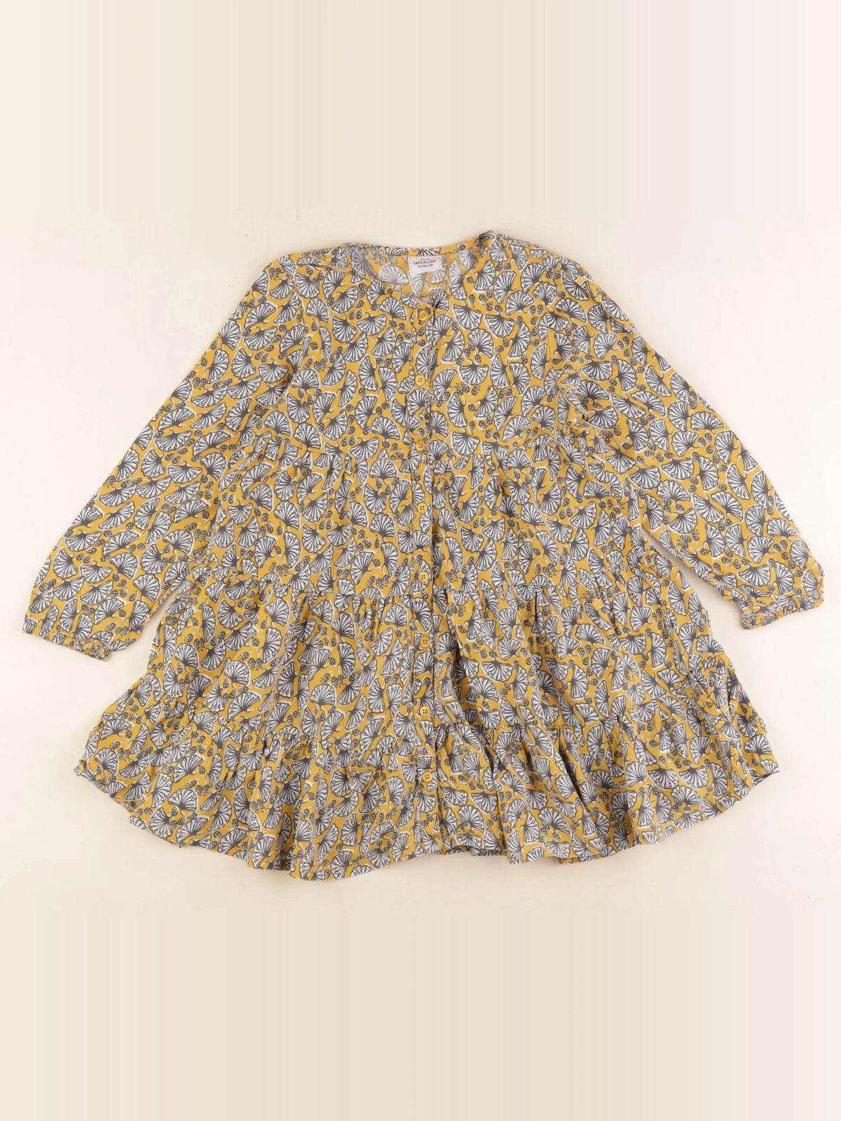 Tape à l'oeil - robe jaune - 4 ans