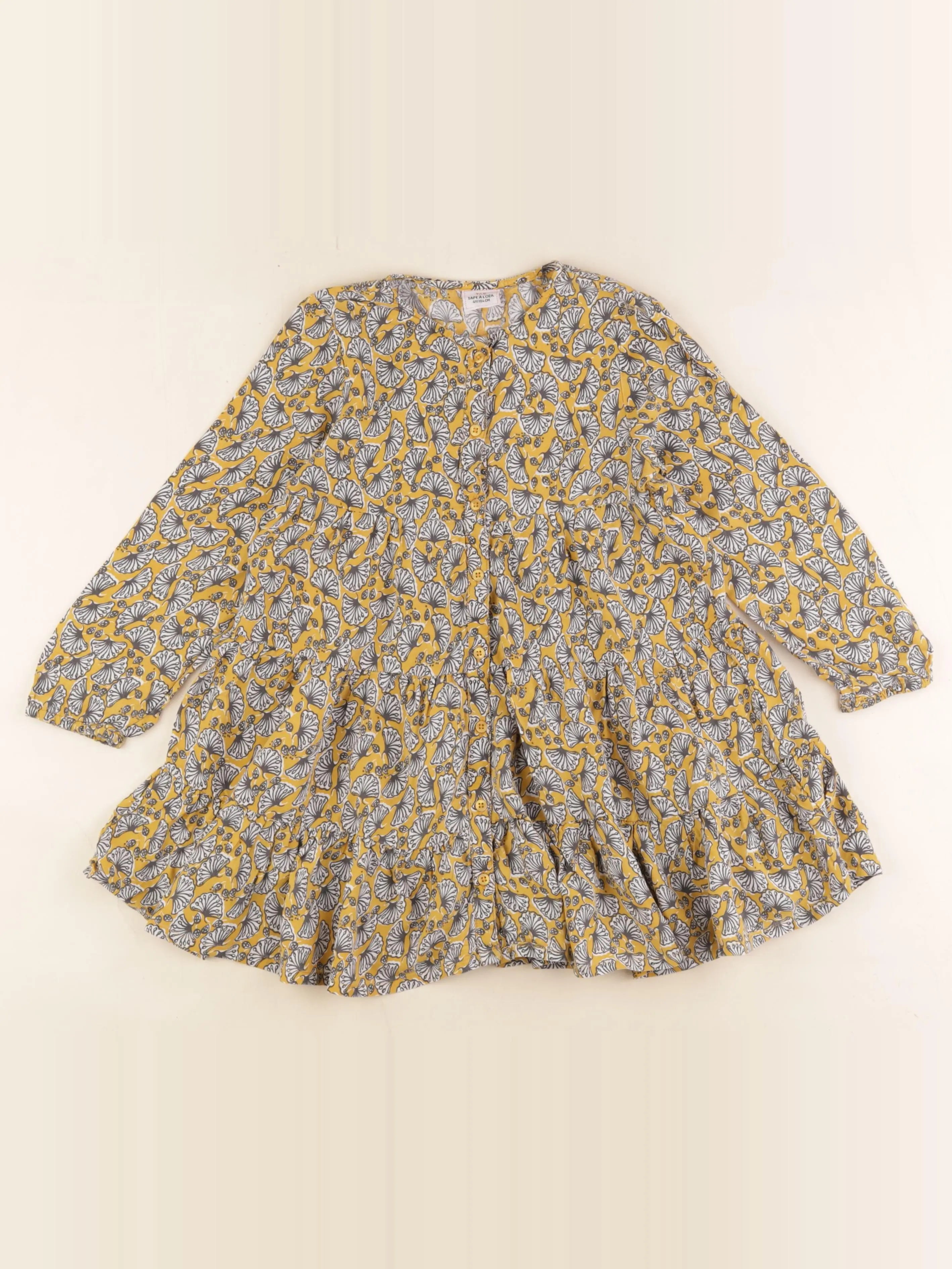 Tape à l'oeil - robe jaune - 4 ans