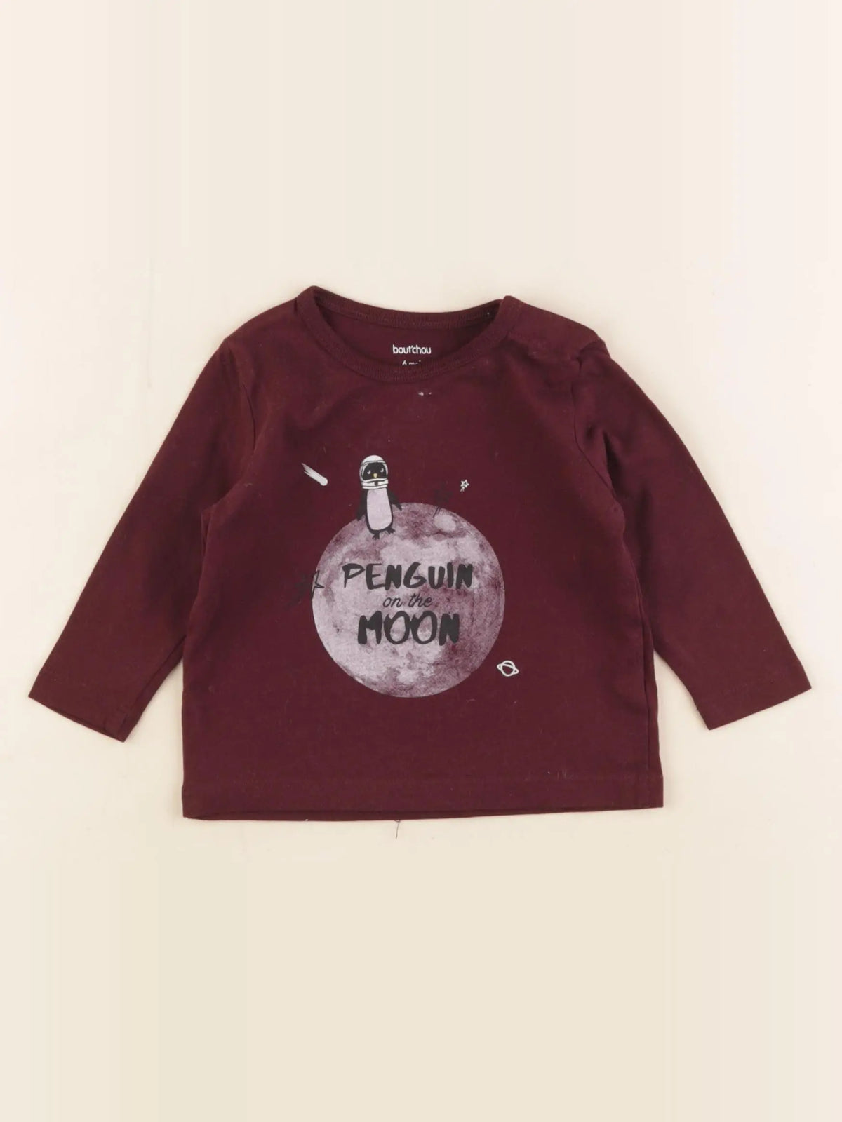 Boutchou - tee-shirt rouge - 6 mois