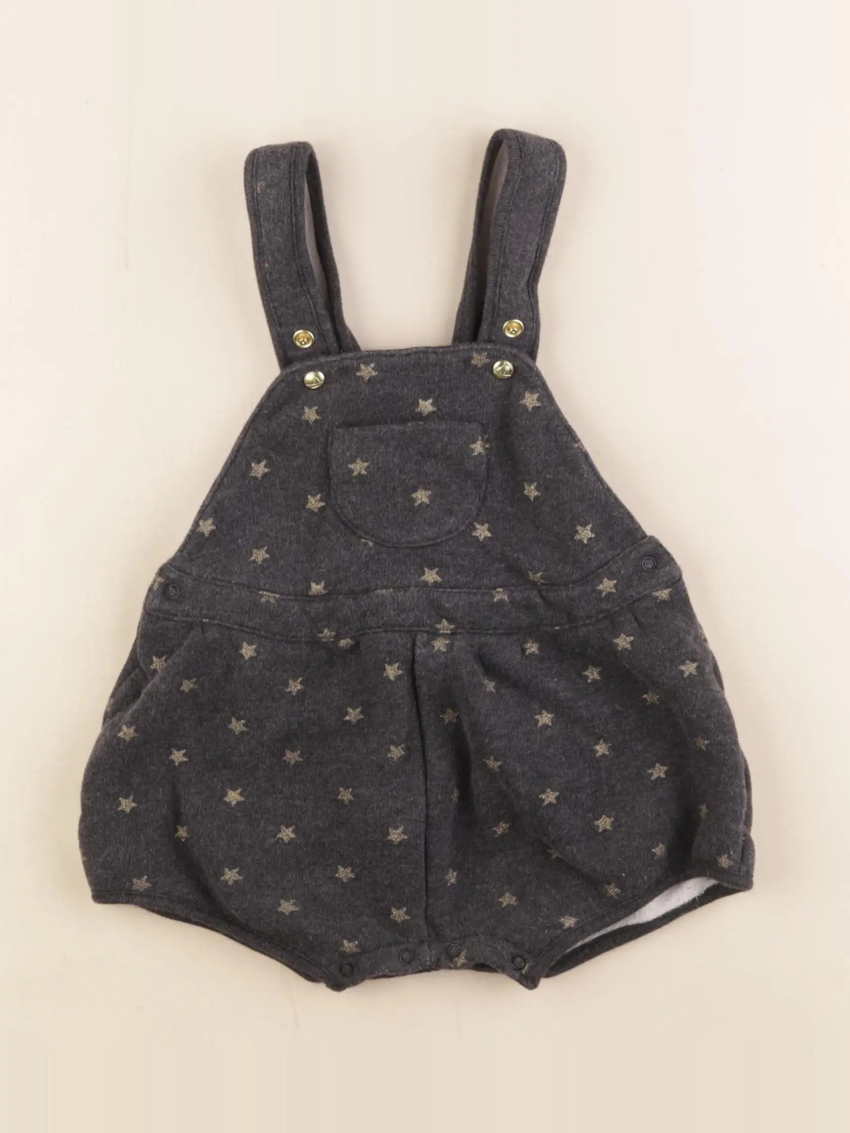 Petit Bateau - combinaison gris, or - 18 mois
