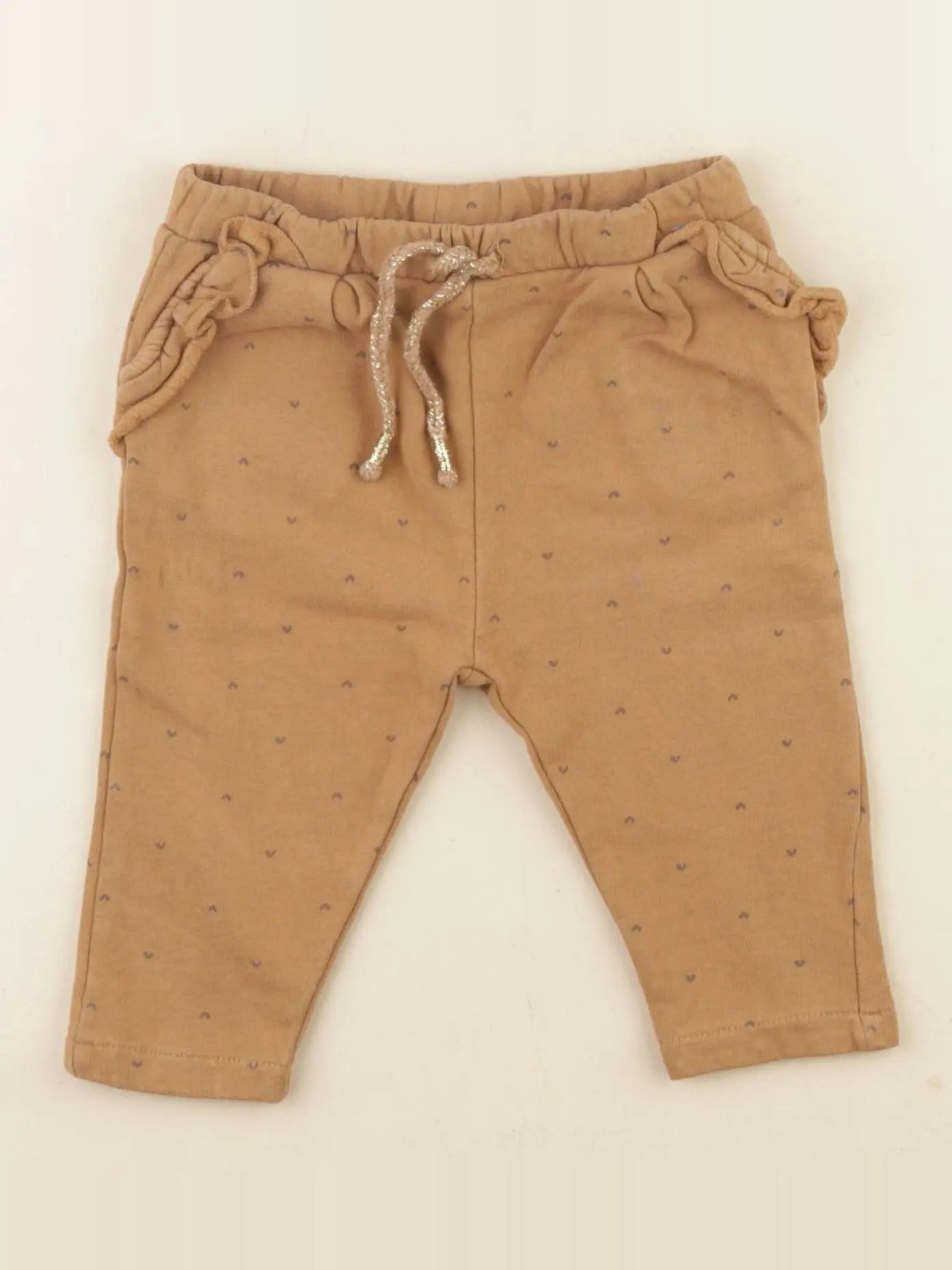 Vertbaudet - pantalon marron - 9 mois