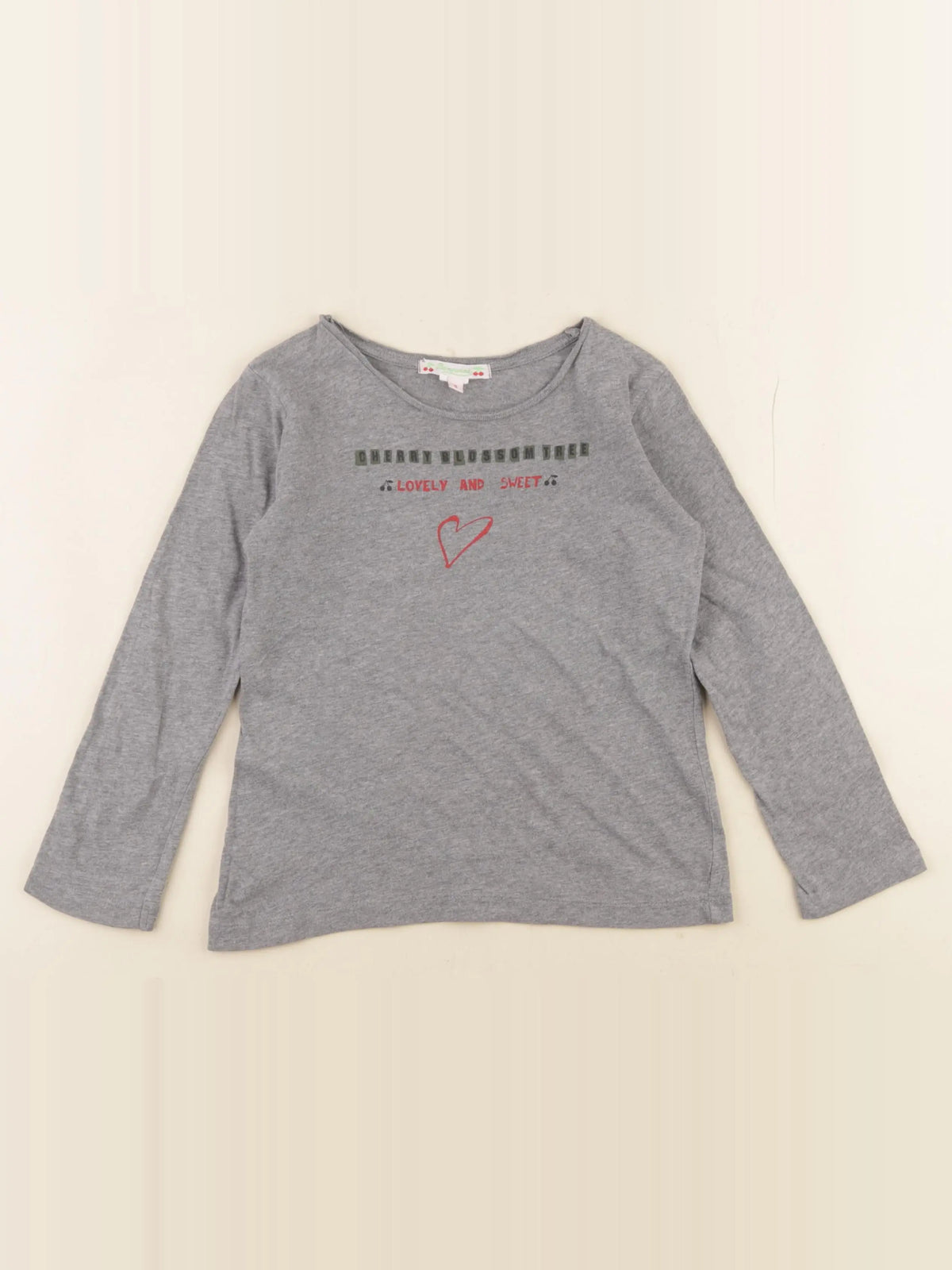 Bonpoint - tee-shirt gris - 6 ans
